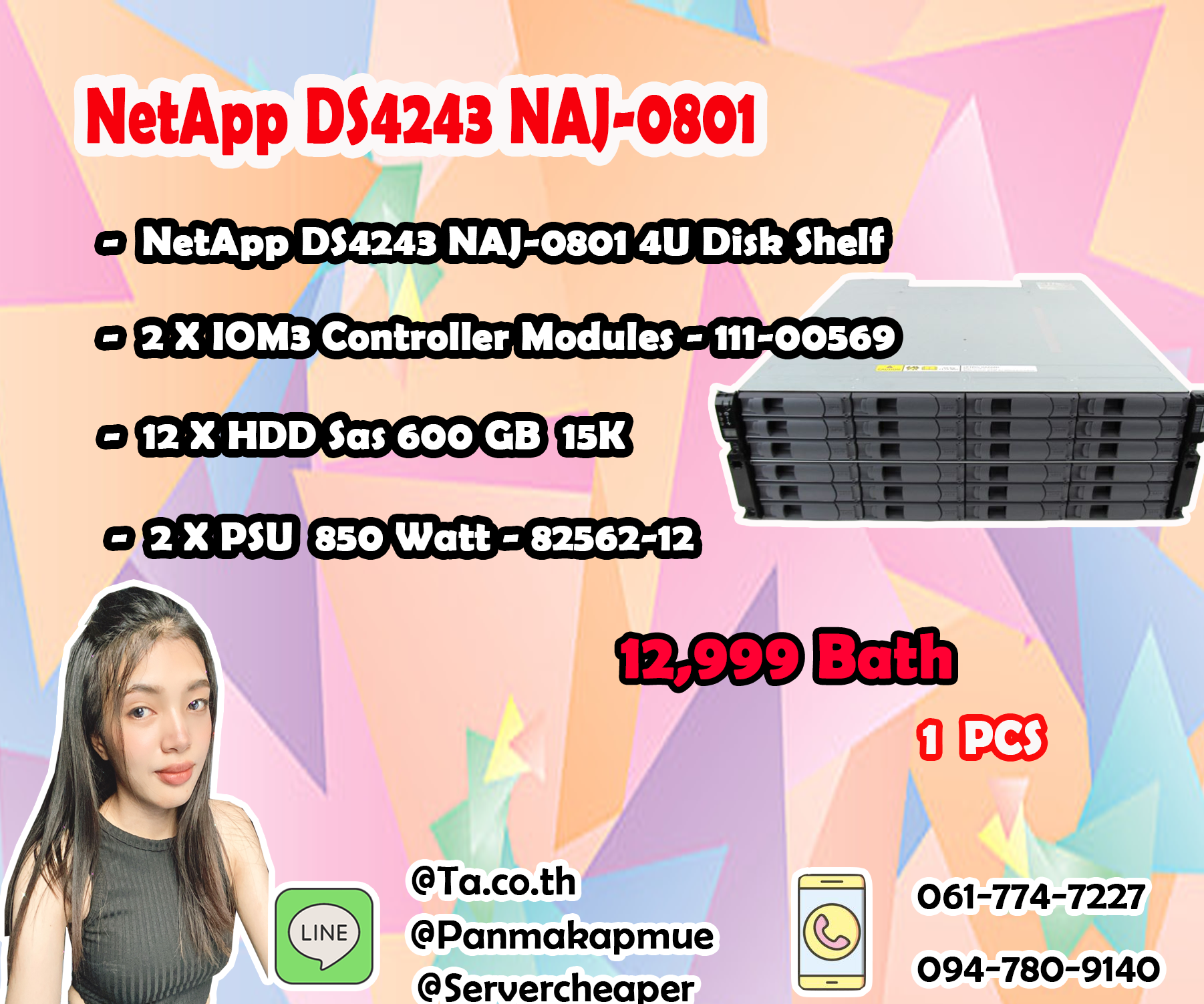 NetApp DS4243 NAJ-0801