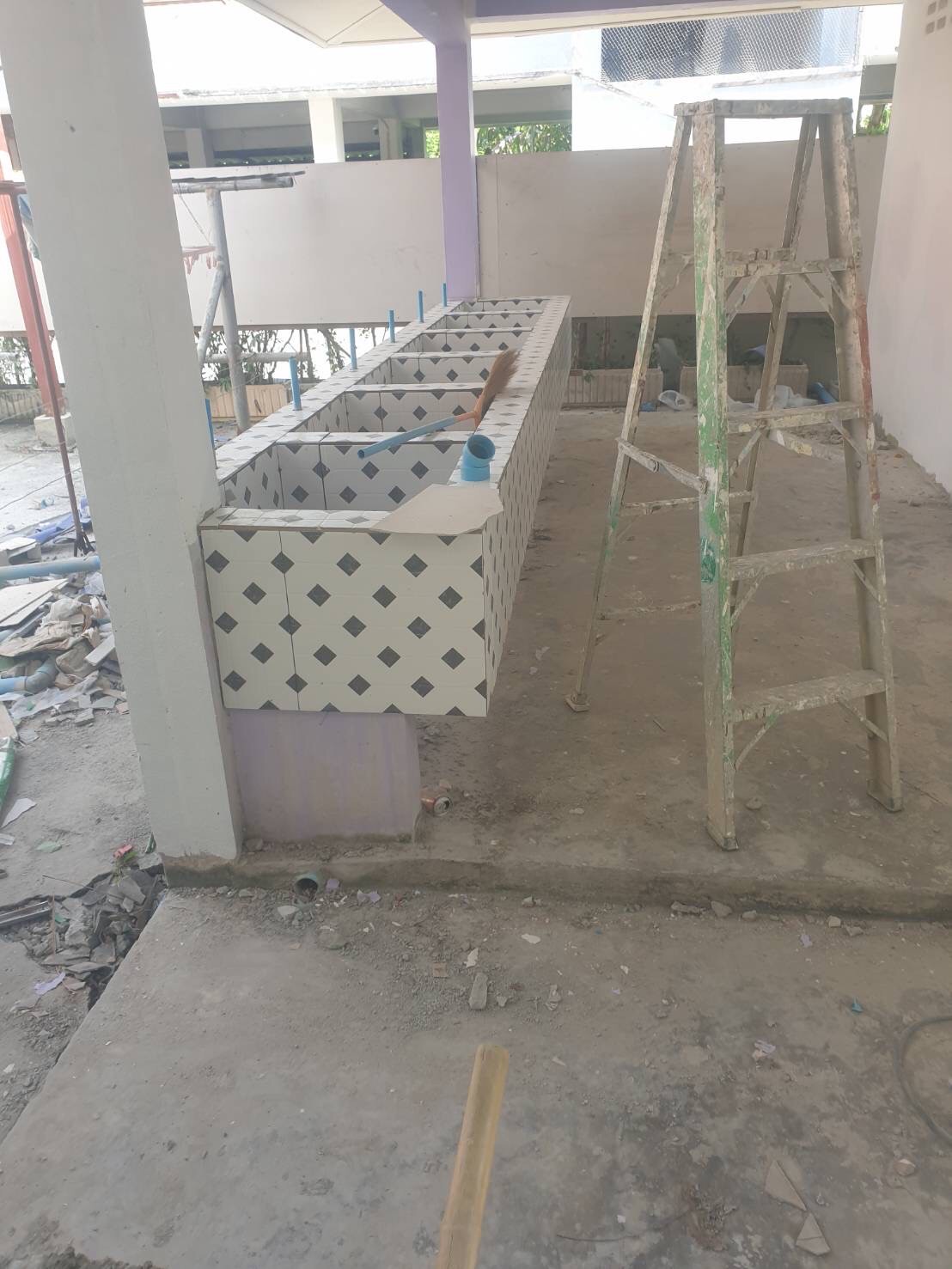 งานปรับปรุงห้องอาบน้ำ &ห้องส้วม รร.โสตศึกษา นครปฐม