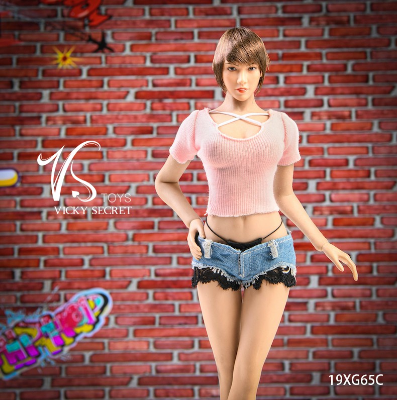[สั่งจอง] VSTOYS 19XG65 A/B/C/D 1/6 Scale : Summer Denim Shorts Set