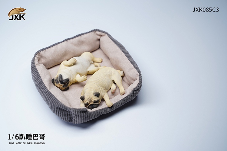 [สั่งจอง] JXK JXK085 1/6 : Pugs Sleep On Their Stomach