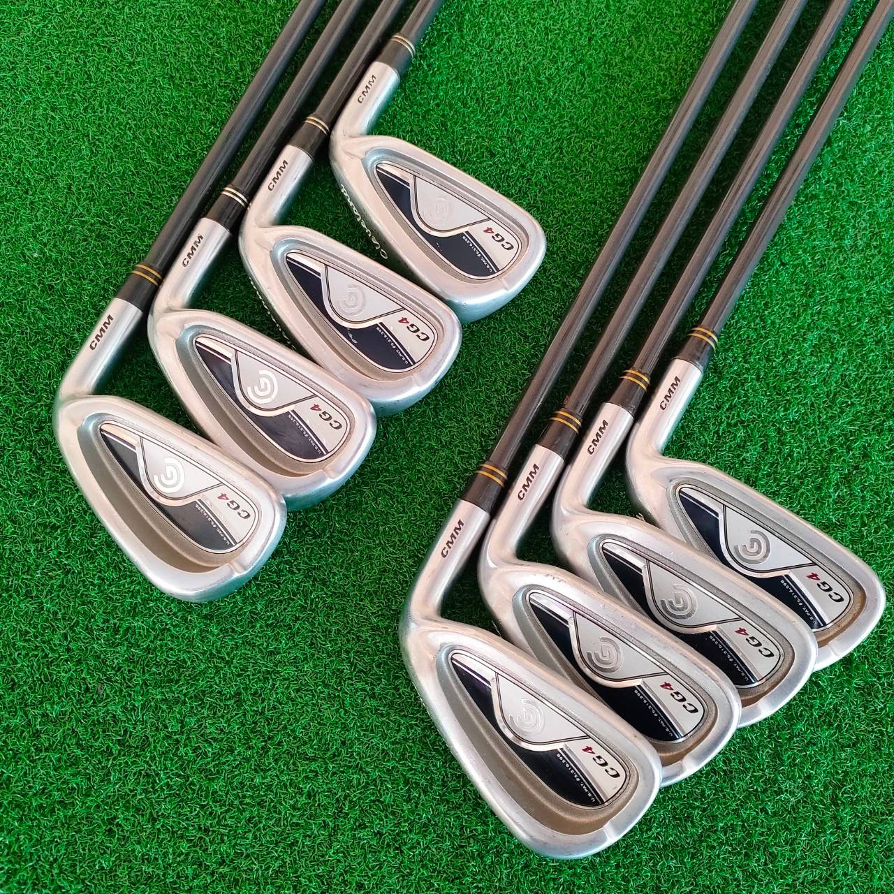ชุดเหล็ก CLEVELAND CG4 CMM มีเหล็ก 3- 9 เเละ PW ครบชุด ก้าน GRAFALLOY ATTACKLITE FLEX R เหล็กคุณภาพดี เน้นตีง่าย ตีแม่นๆ ตกหยุด