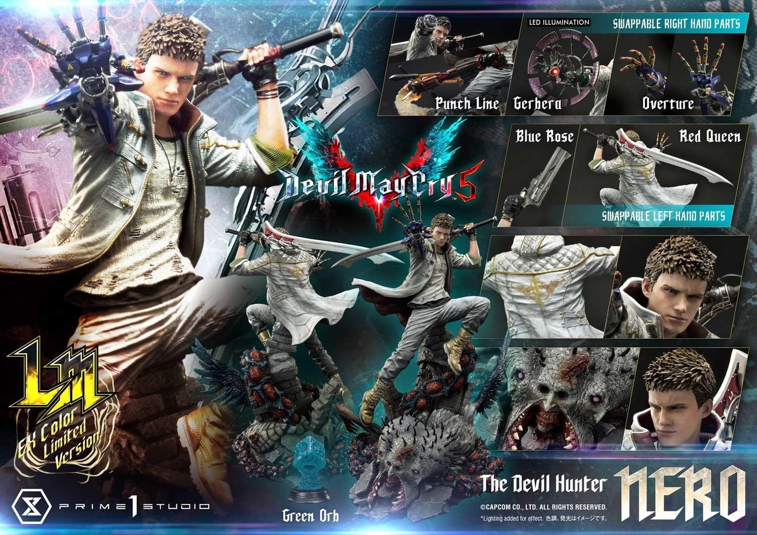 [สั่งจอง]Prime 1 Studio UPMDMCV-01LM 1/4 : Nero (Devil May Cry V) EX Color Limited Version