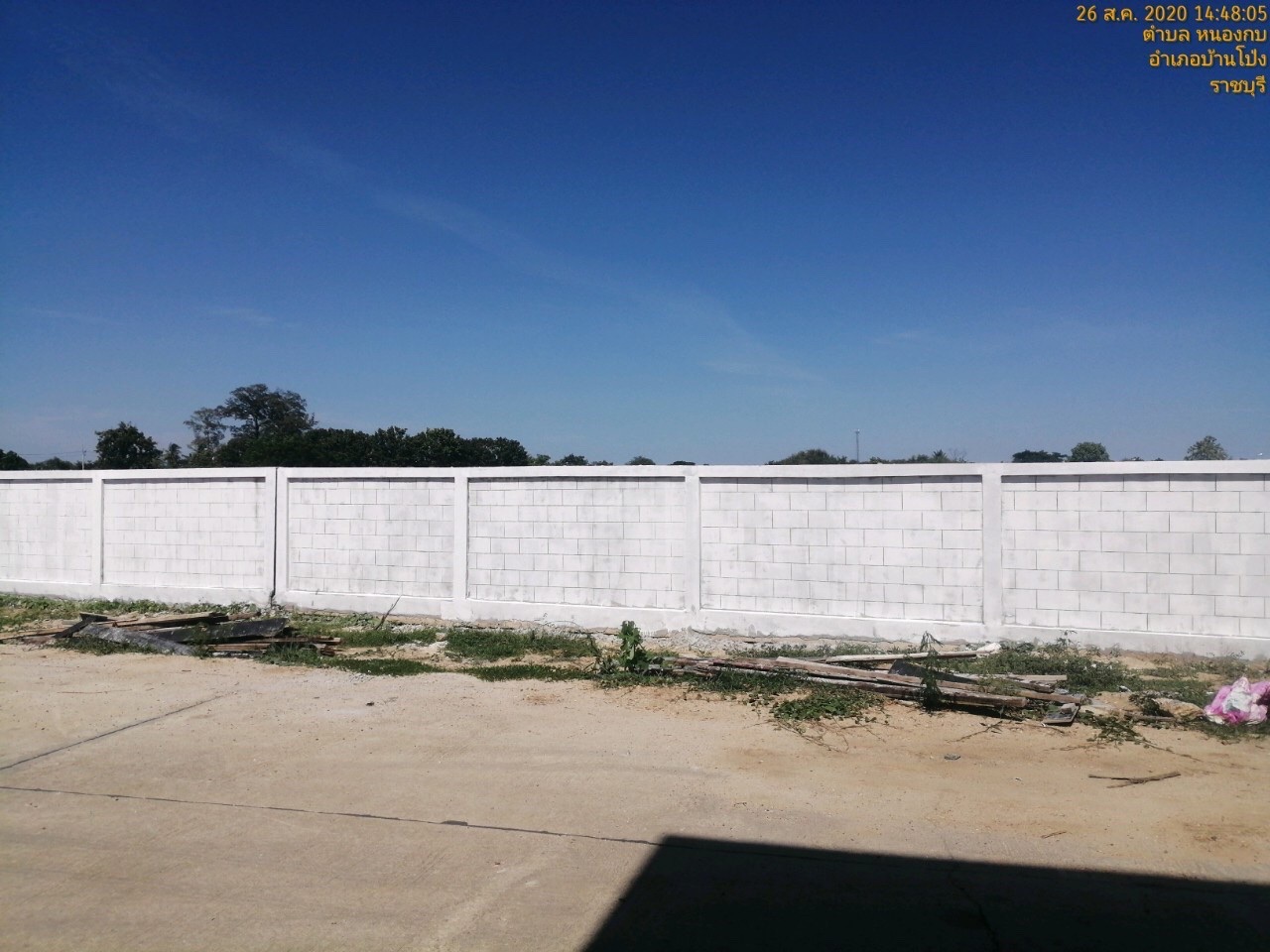 ขนส่ง(บ้านโป่ง) ก่อสร้างรั้วรอบขนส่ง