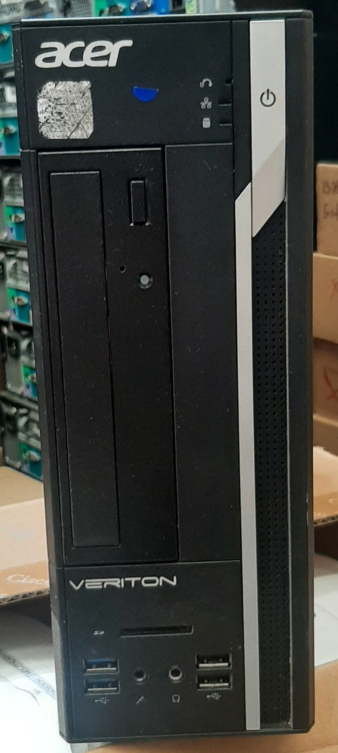 พีซีมือสอง แนวนอน Acer Veriton X2640G SFF มือสอง (i3-6100 Ram8GB SSD120GB) ประกันร้าน 1 เดือน