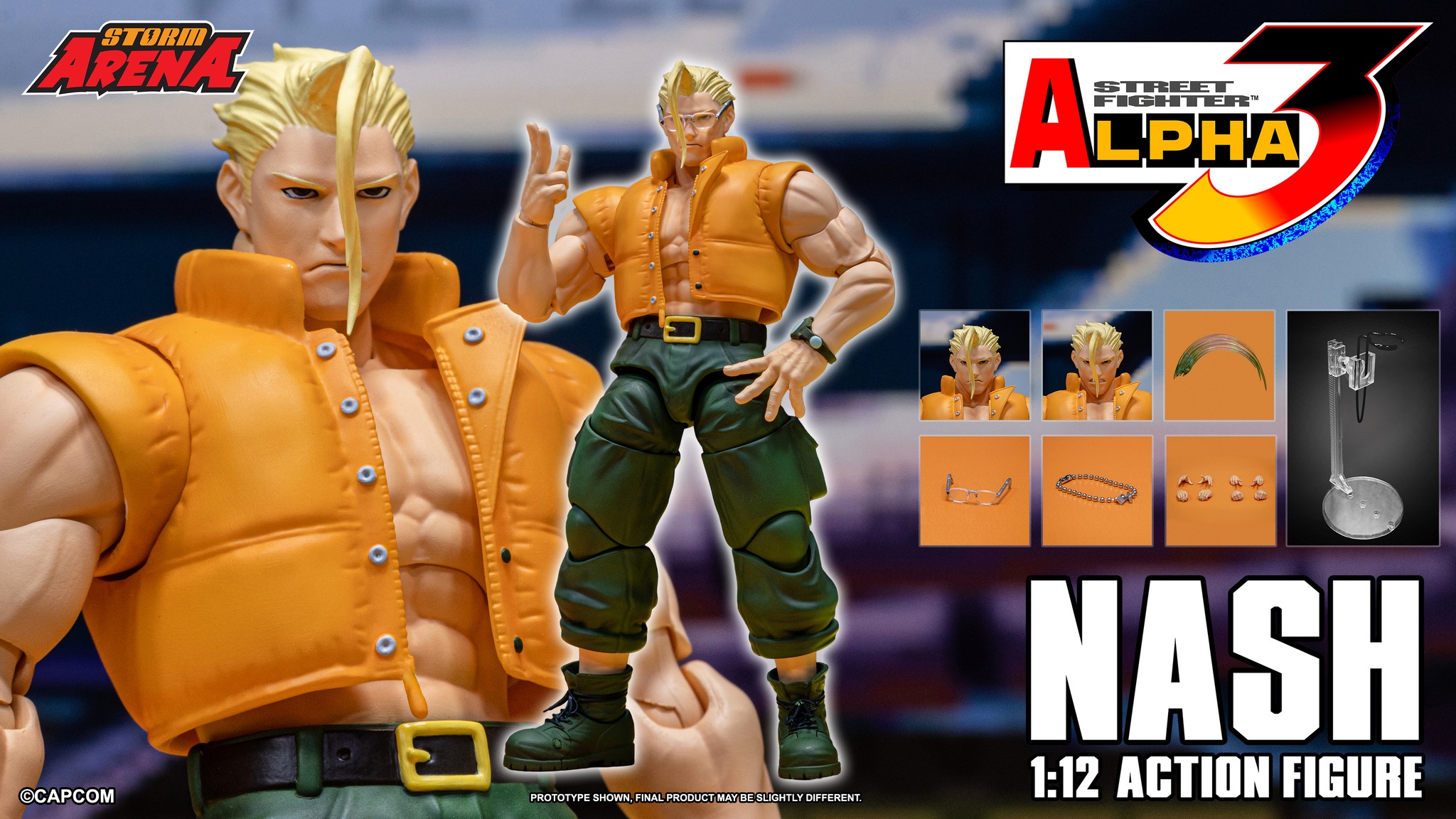[สั่งจอง] Storm Arena 1/12 : Street Fighter - NASH