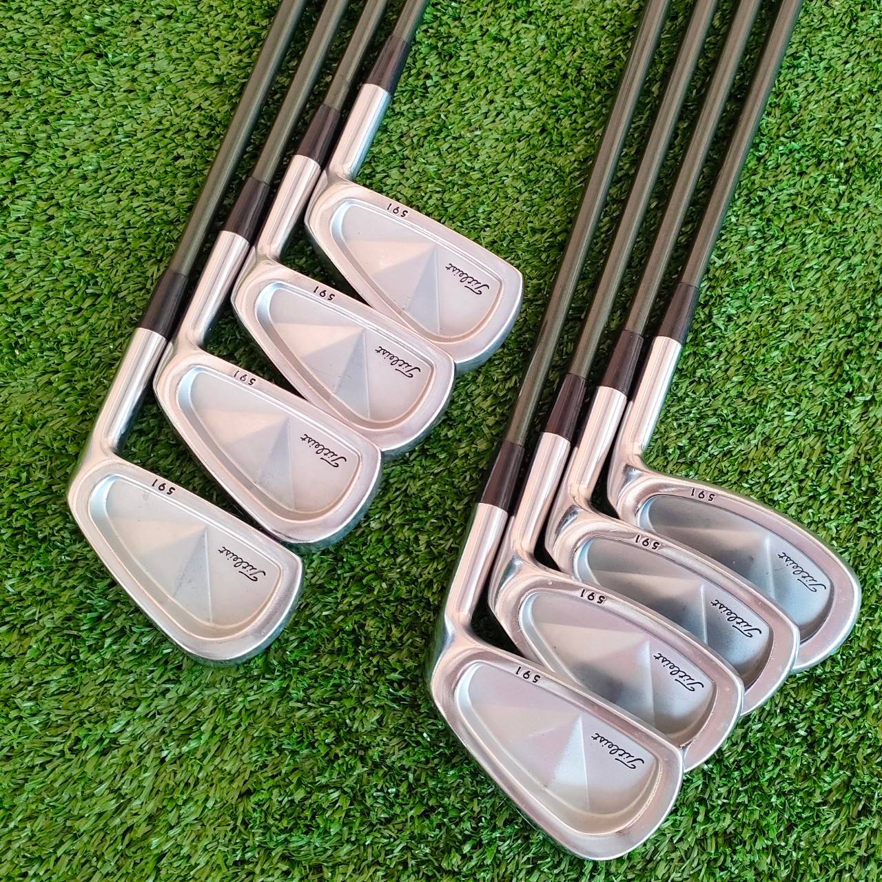 ชุดเหล็ก TITLELIST 591 FORGED มีเหล็ก 3-9 เเละ PW W ** ขาดเหล็ก 8 **