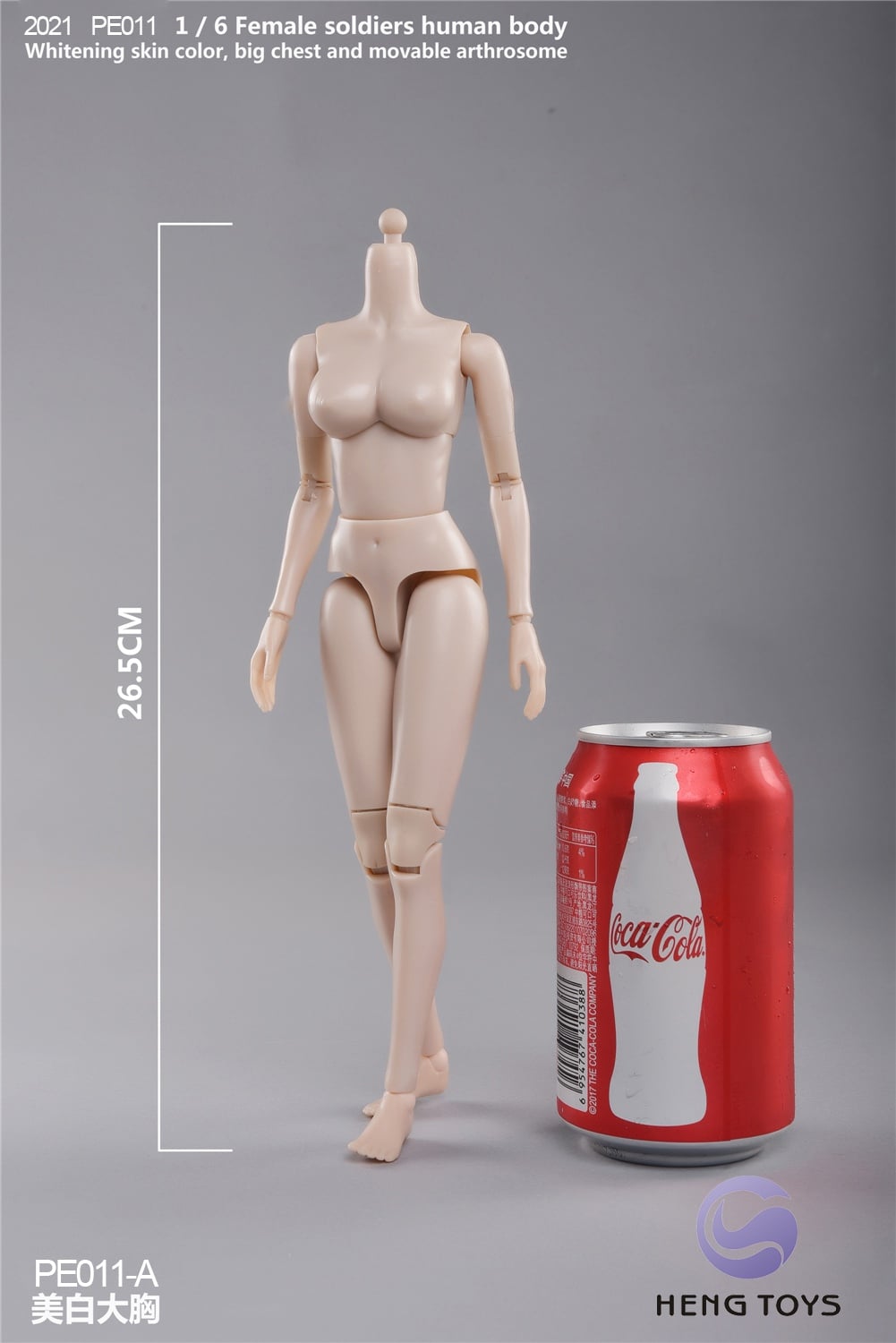 [สั่งจอง]HENG TOYS PE011 1/6 : Female soldiers human body
