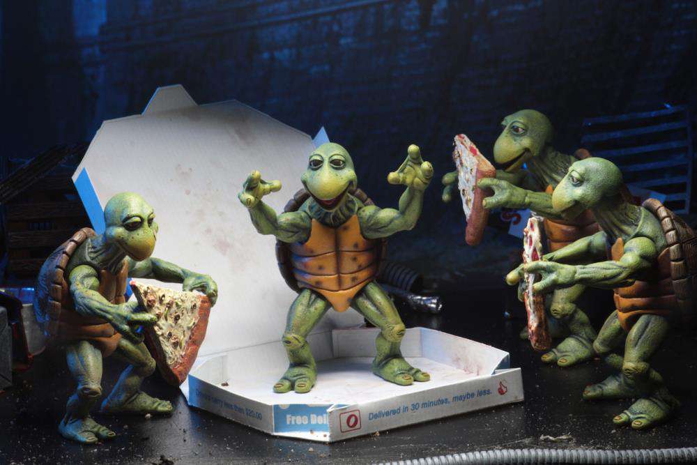 [สั่งจอง] Neca : Ninja Turtles Baby Turtles Set (1990 Movie) - 1/4 (สูง4นิ้ว)