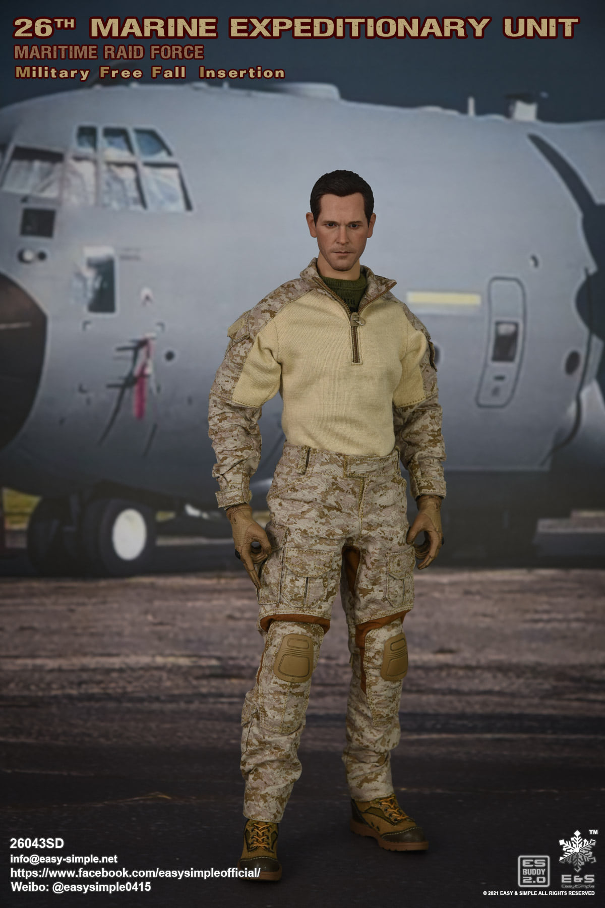 [สั่งจอง]Easy&Simple 26043S : 31ST MEU MRF Military Free Fall Insertion