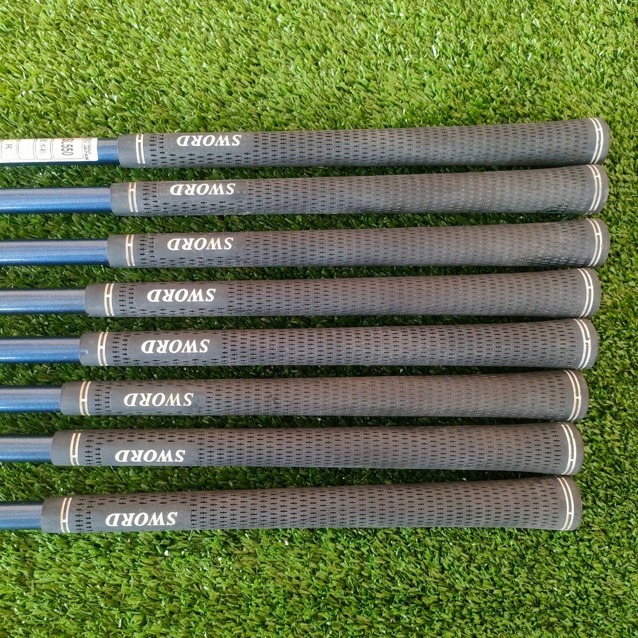 ชุดเหล็ก KATANA SWORD SL-550 มีเหล็ก 5-9 เเละ PW AW SW ก้าน SWORD BLUE LIGHT FLEX R เหล็กพรีเมี่ยมญี่ปุ่นที่ตีง่าย + ไกล ไม้กอล์ฟมือสอง ของแท้ BY NakaraLuxurious