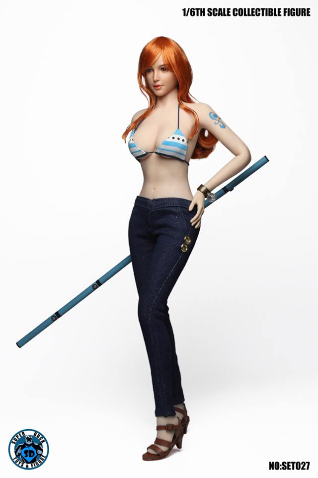 [สั่งจอง]SUPER DUCK SET027 1/6 Cosplay Sexy seaman headsculpt dress set