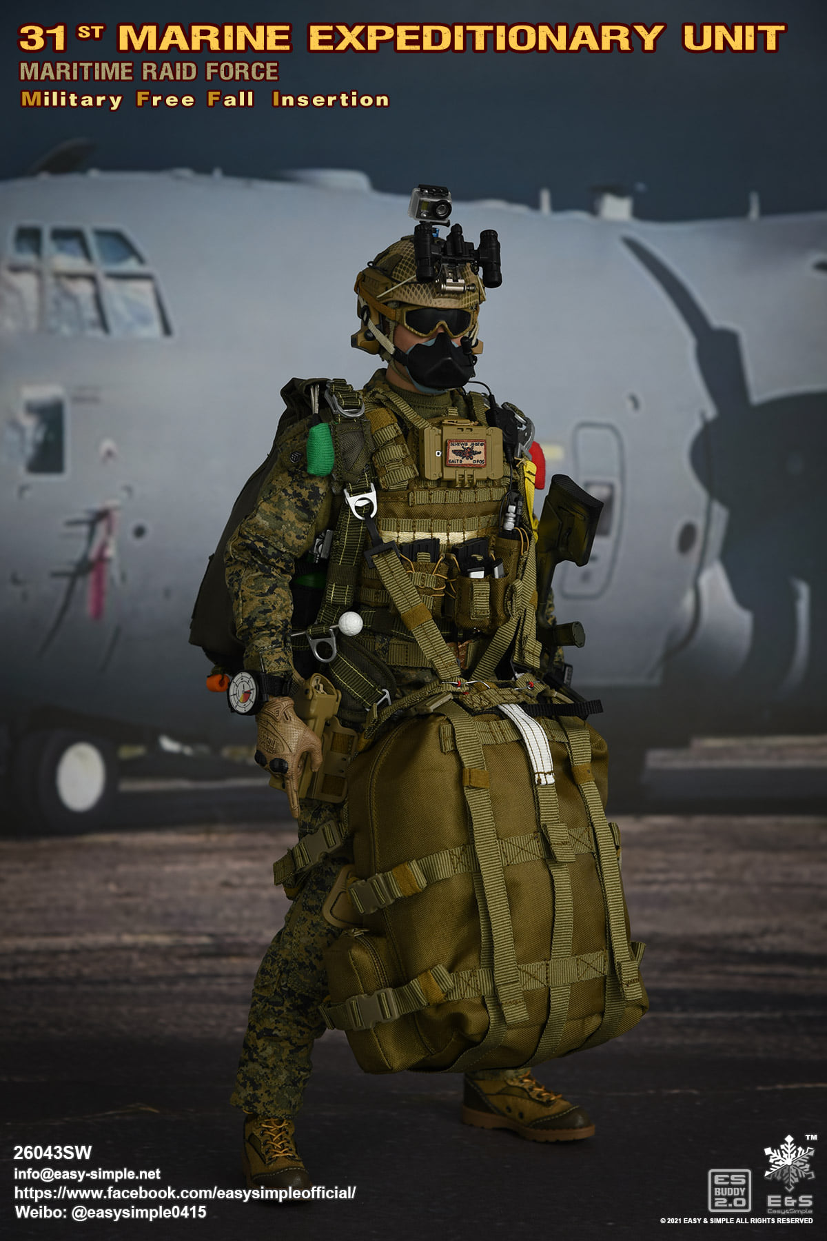 [สั่งจอง]Easy&Simple 26043S : 31ST MEU MRF Military Free Fall Insertion