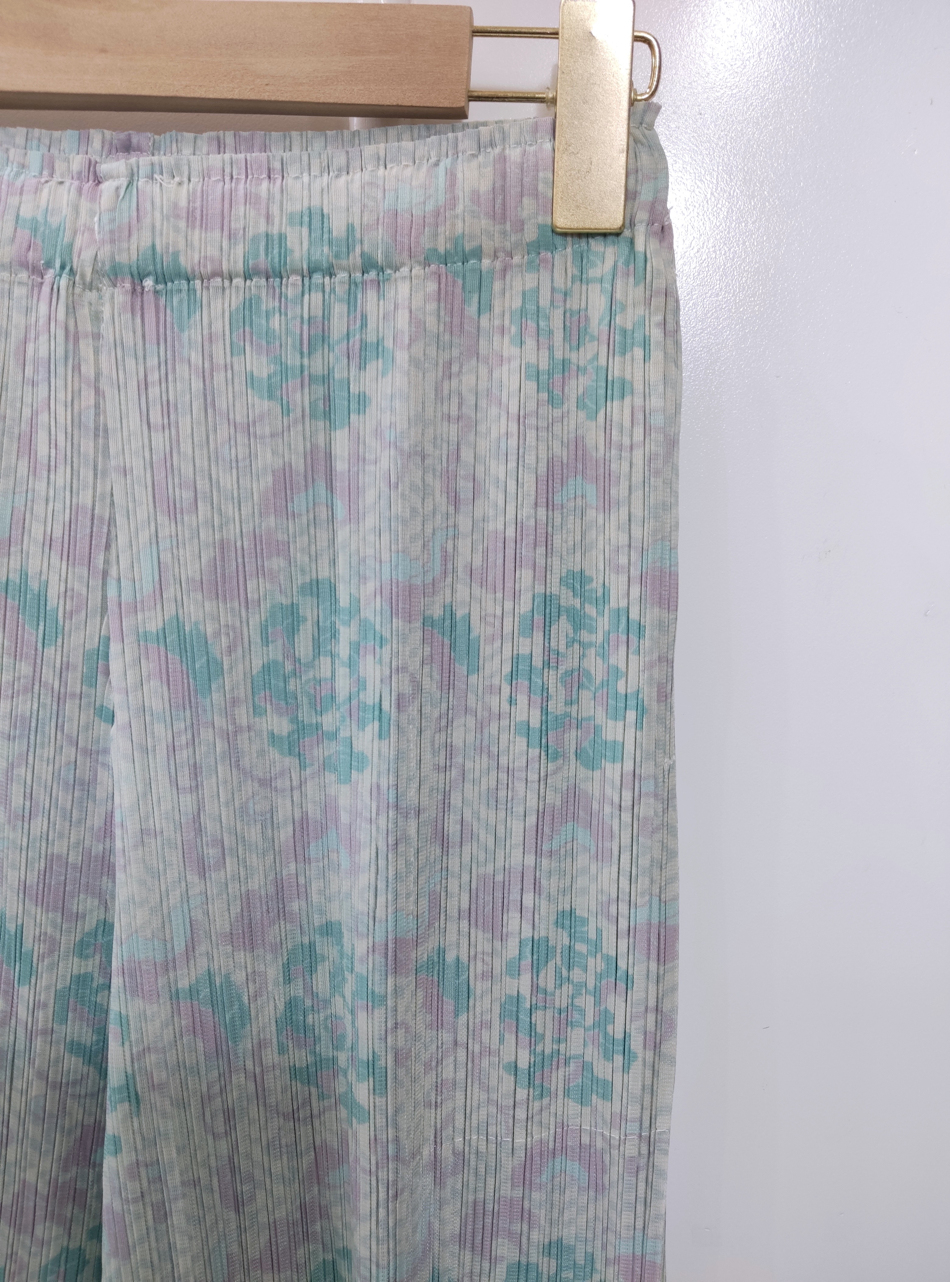 ปรับราคาลง20%!! ยาว 35นิ้ว!! 2MUAY รุ่น GJO1131 กางเกงพลีทคุณภาพ STRAIGHT LEG PRINTED PLEATED PANTS 4 สี FREE SIZE