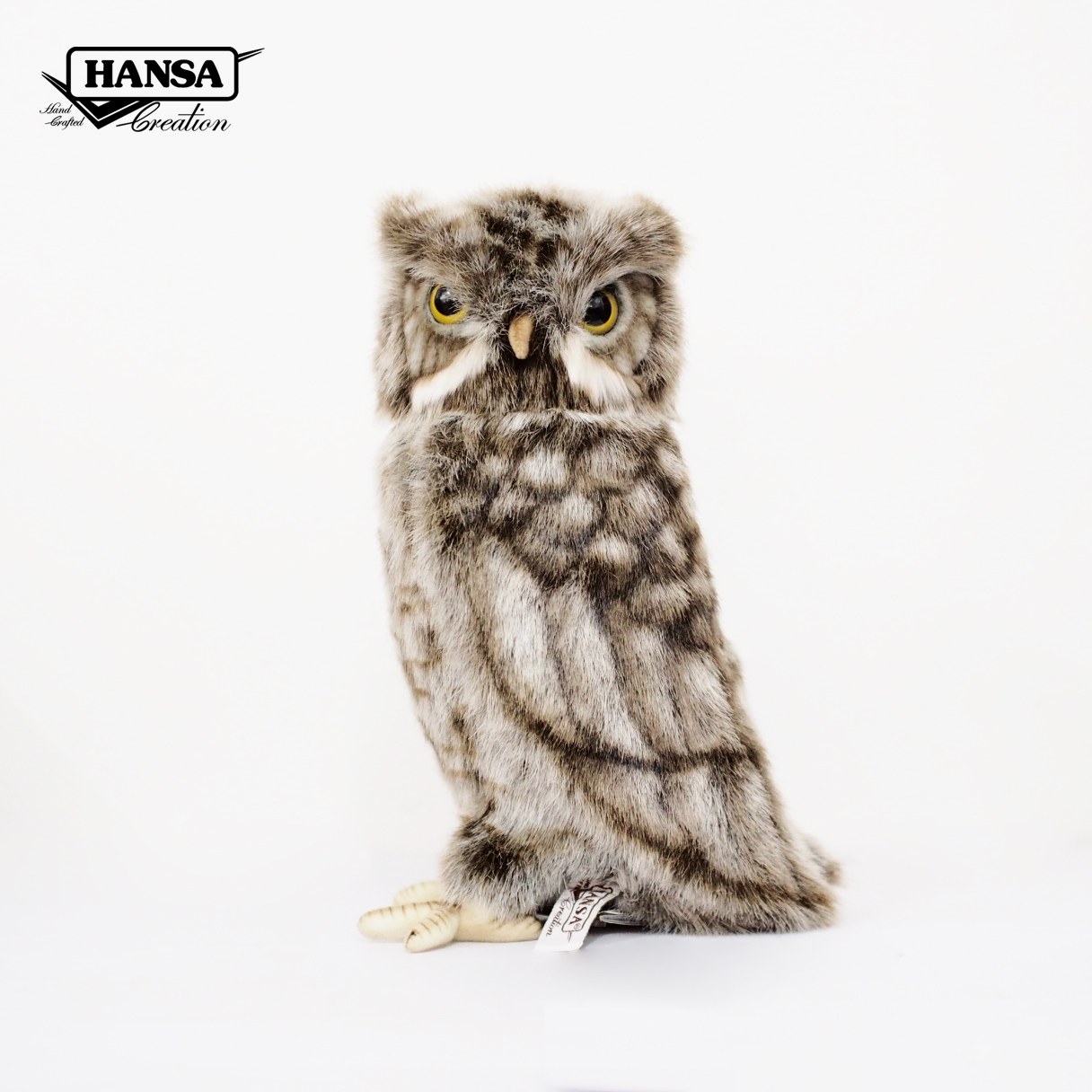 8081 Screech Owl 31cm.H - ตุ๊กตานกเค้าแมว