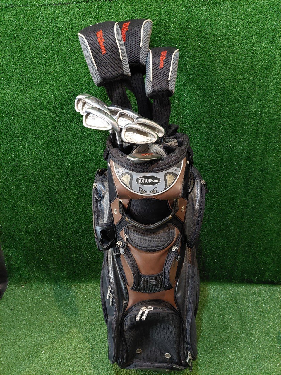 FULLSET พรีเมี่ยม WILSON ครบเซ็ทพร้อมถุงกอล์ฟ