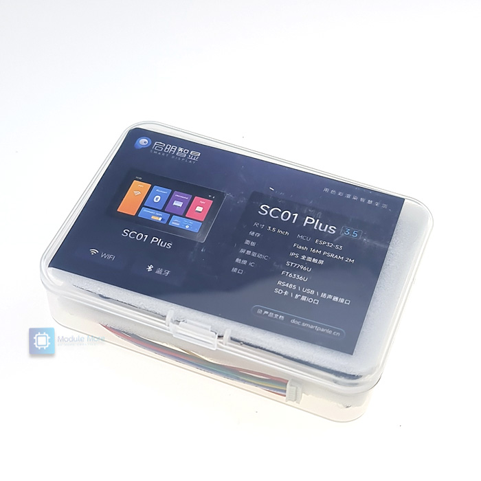 WT32-SC01 PLUS ESP32-S3 with 3.5-inch capacitive touch screen WIFI Bluetooth 480*320 พร้อมสาย TFT