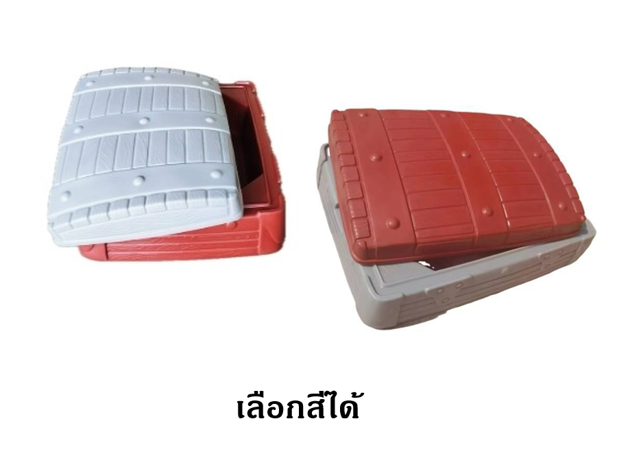 กระบะทรายมีฝาสี่เหลี่ยม,กระบะทรายเด็ก,บ่อทรายเด็กเล่น ของเล่นเด็ก พร้อมส่งราคาโรงงาน
