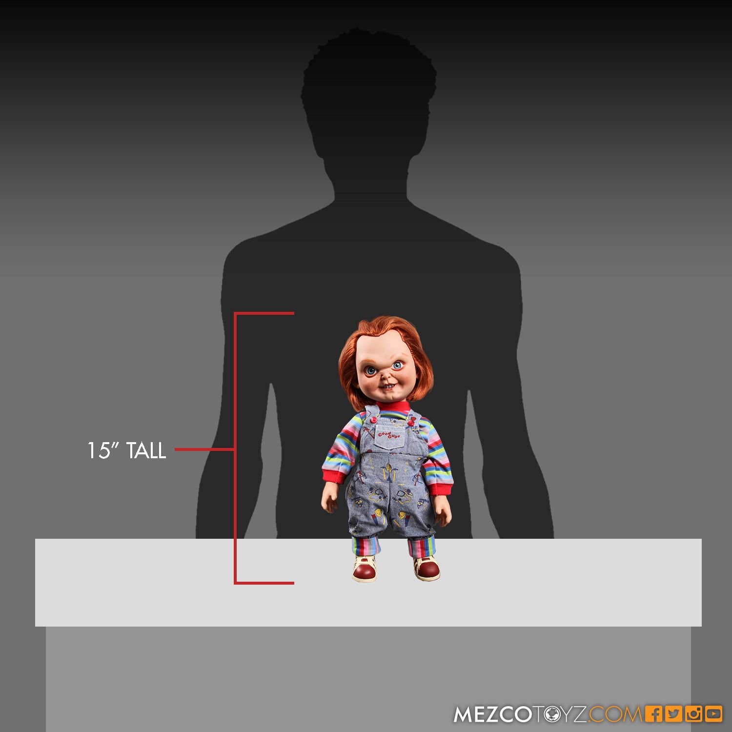 [สั่งจอง]Mezco Toyz 15" : CHUCKY
