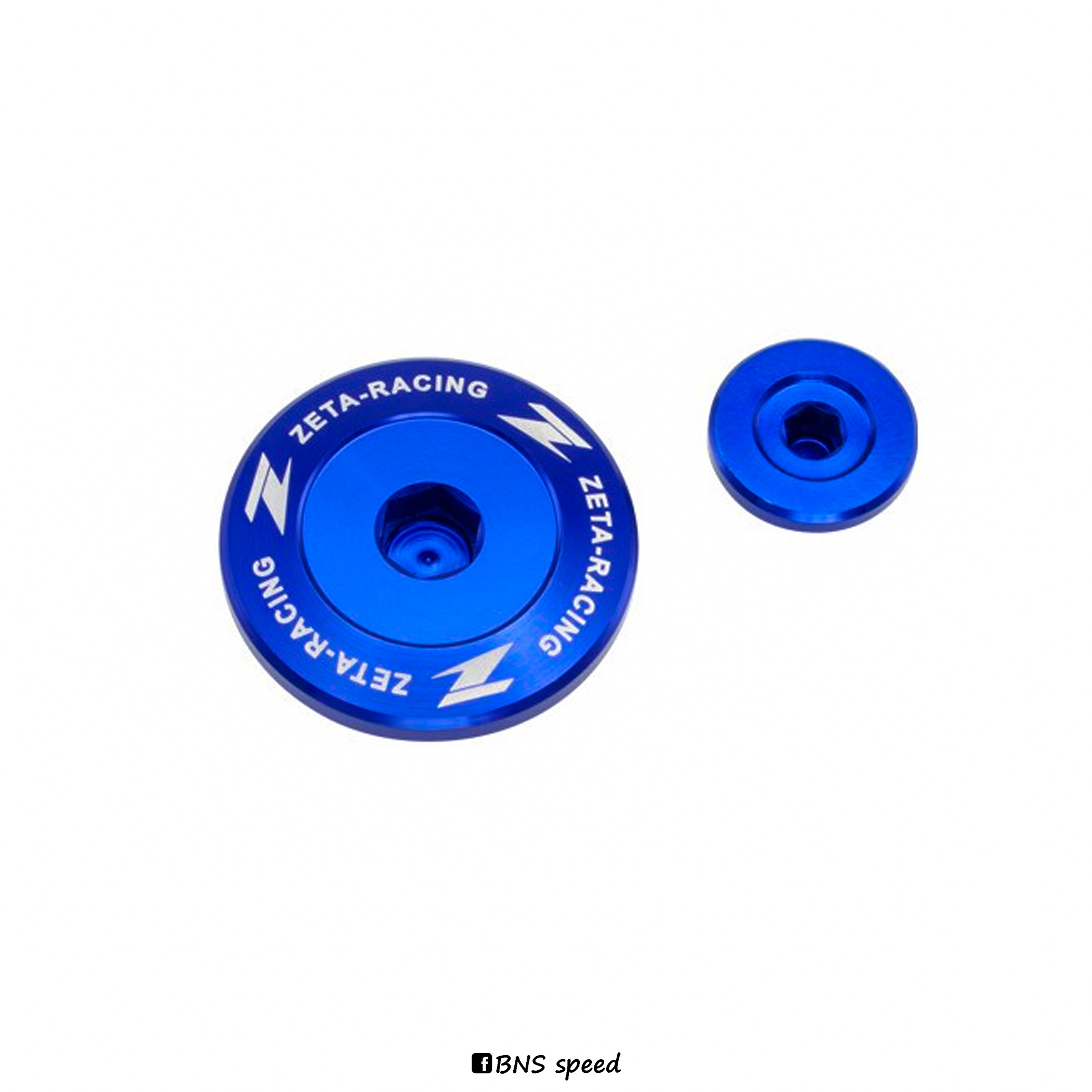 ปิดมาร์คจานไฟ ZETA Engine Plugs YZ250F 01-13 น้ำเงิน