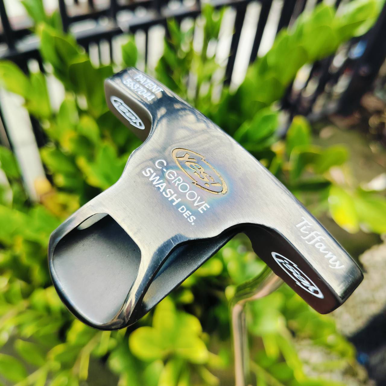 PUTTER YES TIFFANY C-GROOVE SWASH DES. ยาว 34 นิ้ว สวยๆแบบนี้หายาก GROOVE หน้าสัมผัสที่เป็นสุดยอด ไม้กอล์ฟพรีเมี่ยมญี่ปุ่นมือสอง ของแท้ By NakaraLuxurious