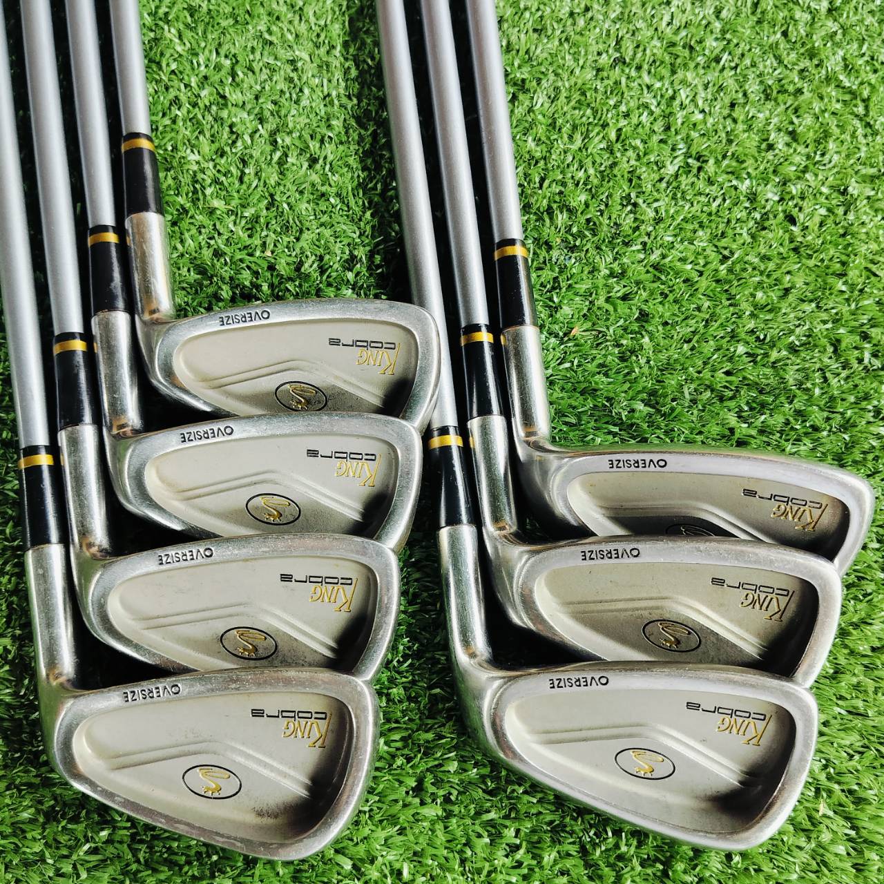 ชุดเหล็ก KING COBRA มีเหล็ก 5-9 PW SW ก้านกราไฟต์ COBRA FLEX R ใบใหญ่ OVERSIZE ตีได้ระยะ และตีไกลแบบสุดๆ ไม้กอล์ฟพรีเมี่ยมมือสองญี่ปุ่น ของแท้ By NakaraLuxurious