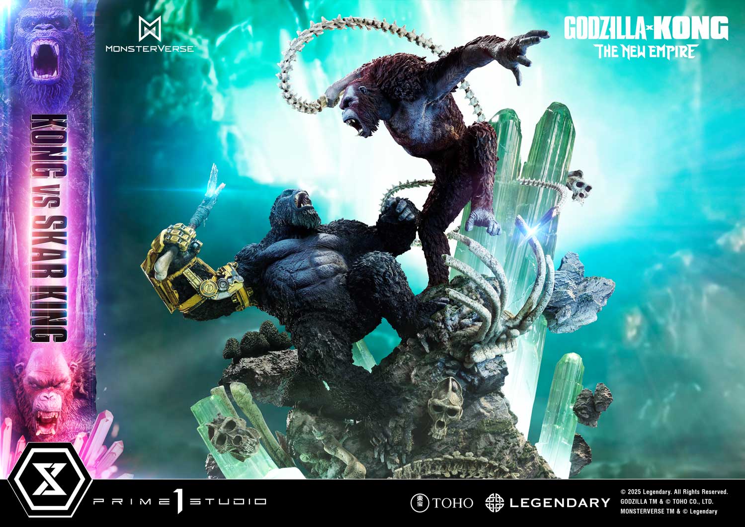 [สั่งจอง]Prime 1 Studio UDMGXK-02: Kong vs Skar King (Godzilla x Kong: The New Empire)