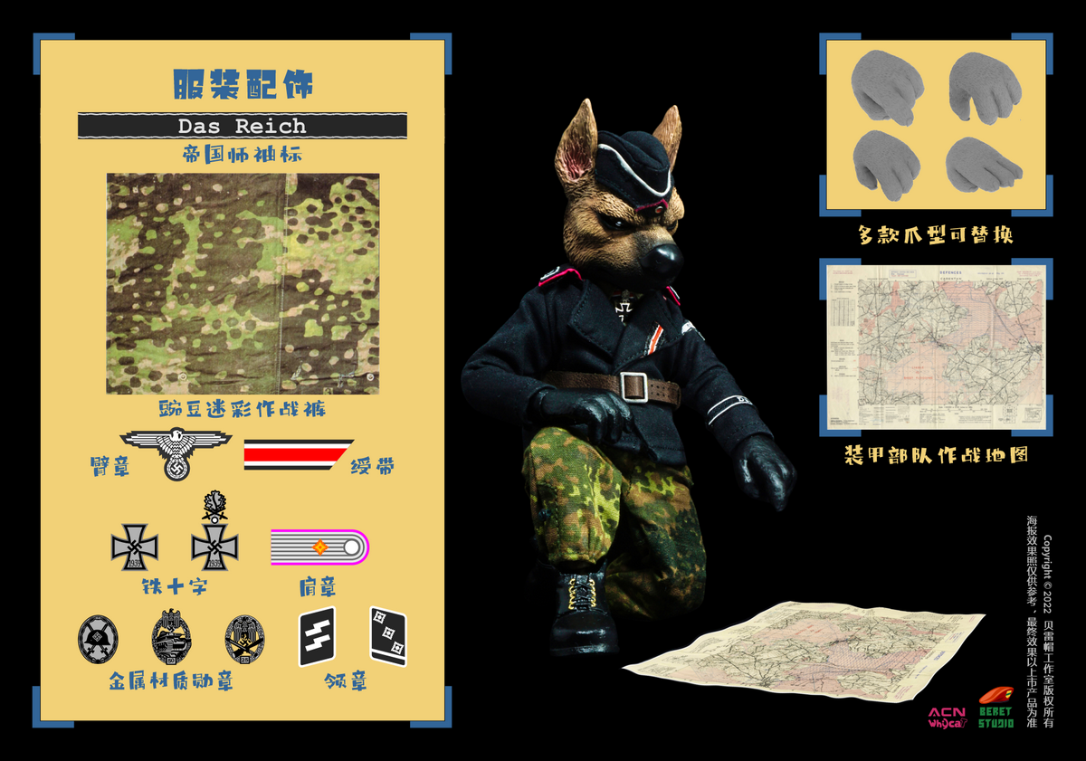 [สั่งจอง]Beret Studio PH001 : Pocket Hero Series - Tankman Hans