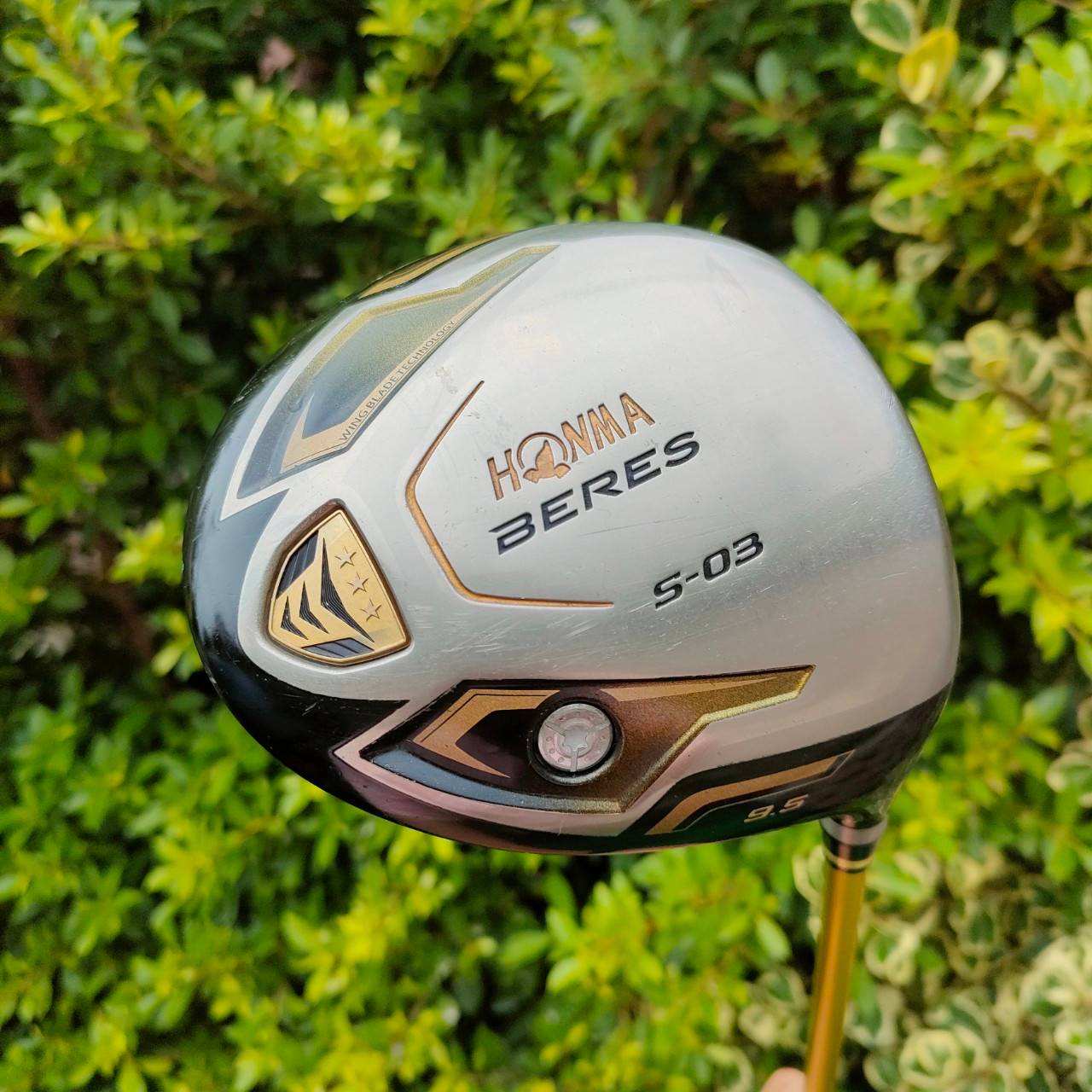DRIVER HONMA BERES S-03 องศา 9.5 ก้าน ARMRQ 8 FLEX R ** ก้านระดับ 3 ดาว ** คุณภาพสูงจัดหาในท้องตลาดไม่ได้ ตีดีมาก!!! ไม้กอล์ฟมือสอง ของแท้ BY NakaraLuxurious