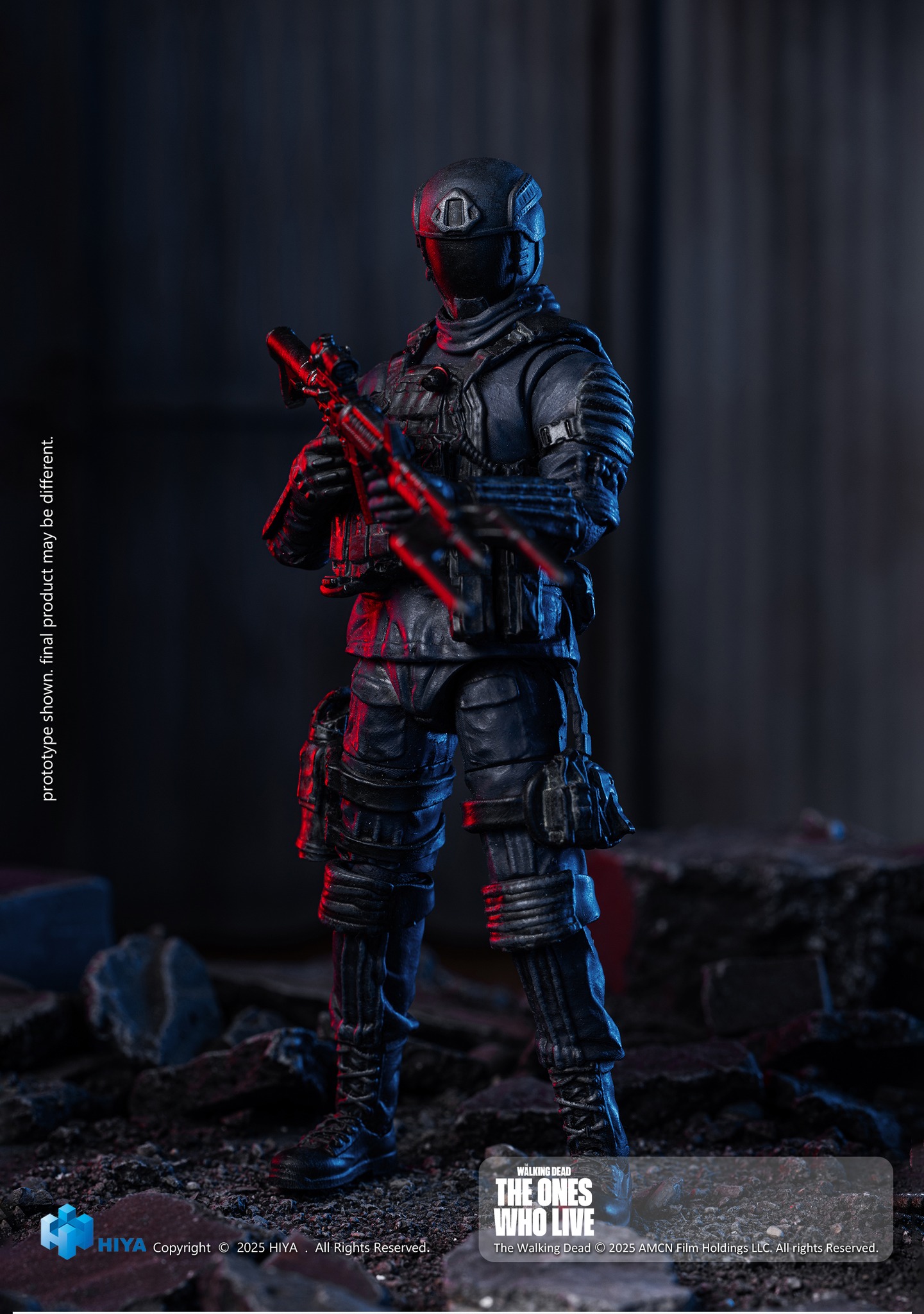 [สั่งจอง]Hiya toys EMW0435 1/18 : The Walking Dead The Ones Who Lived CRM Soldier