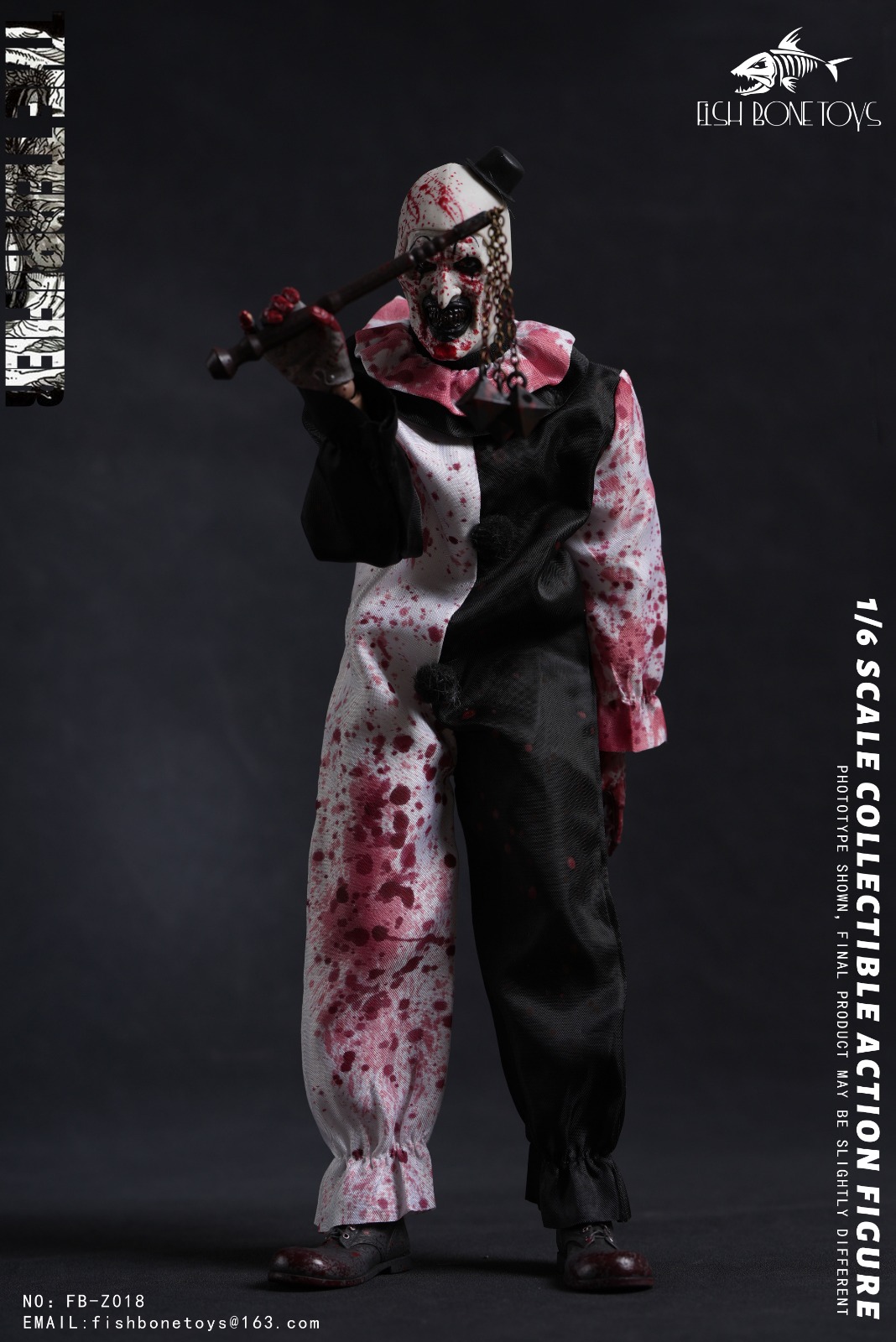 [สั่งจอง]FISH BONETOYS FB-Z018 1/6 : The Terrifier Joker