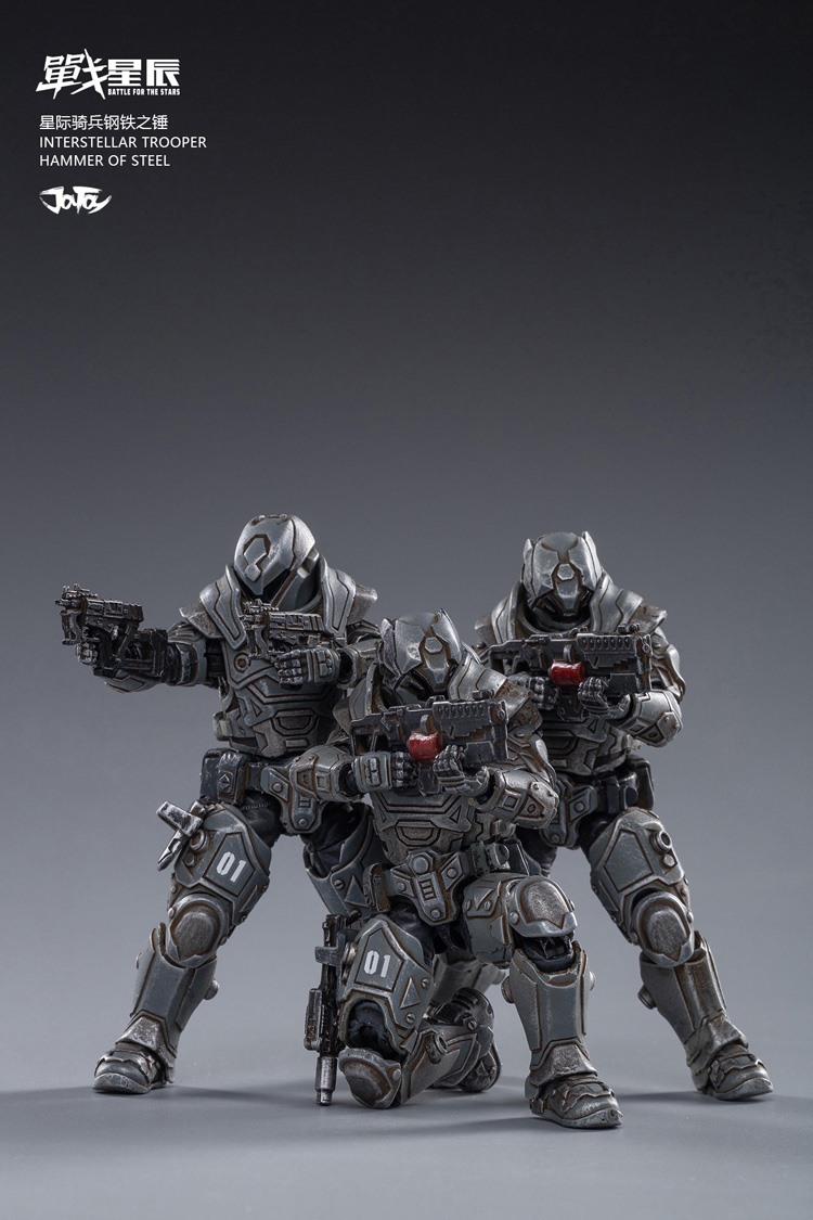 [สั่งจอง]JOYTOY JT0746 1/18 : Interstellar Trooper Hammer Of Steel