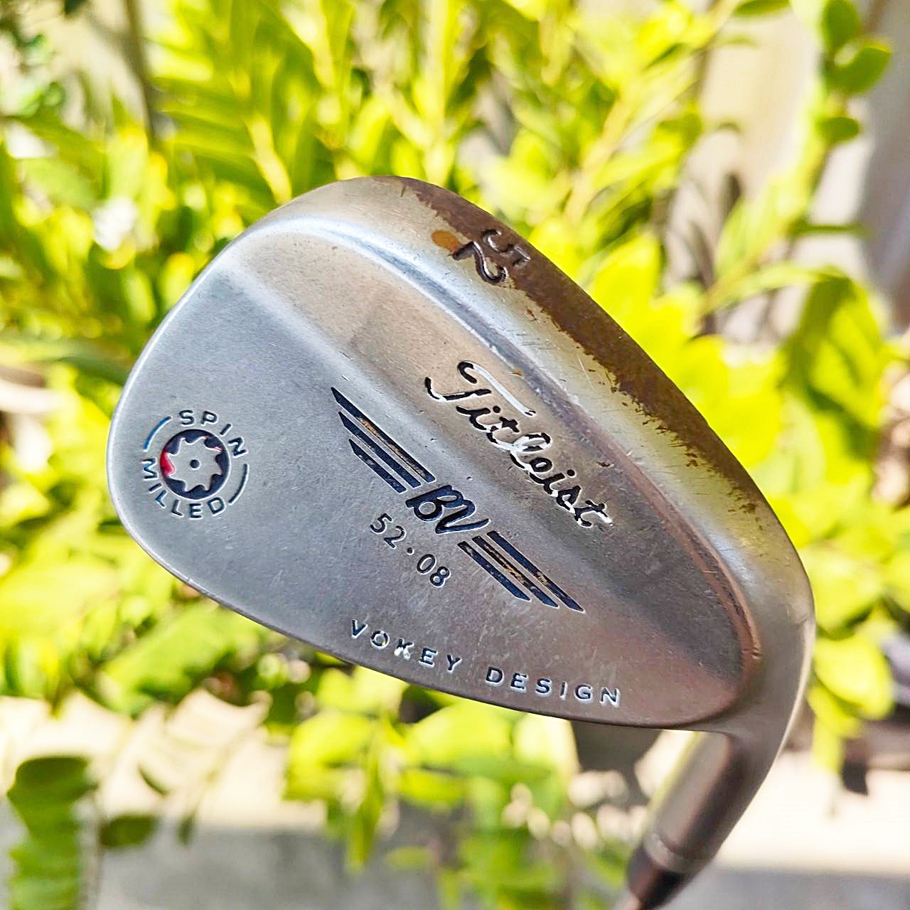 WEDGE TITLEIST VOKEY DESIGN องศา 52 BOUNCE 08 ก้าน TITLEIST FLEX WEDGE WEDGE SPIN MILLED โหดจัดๆ ไม้กอล์ฟมือสอง ของแท้ BY NakaraLuxurious
