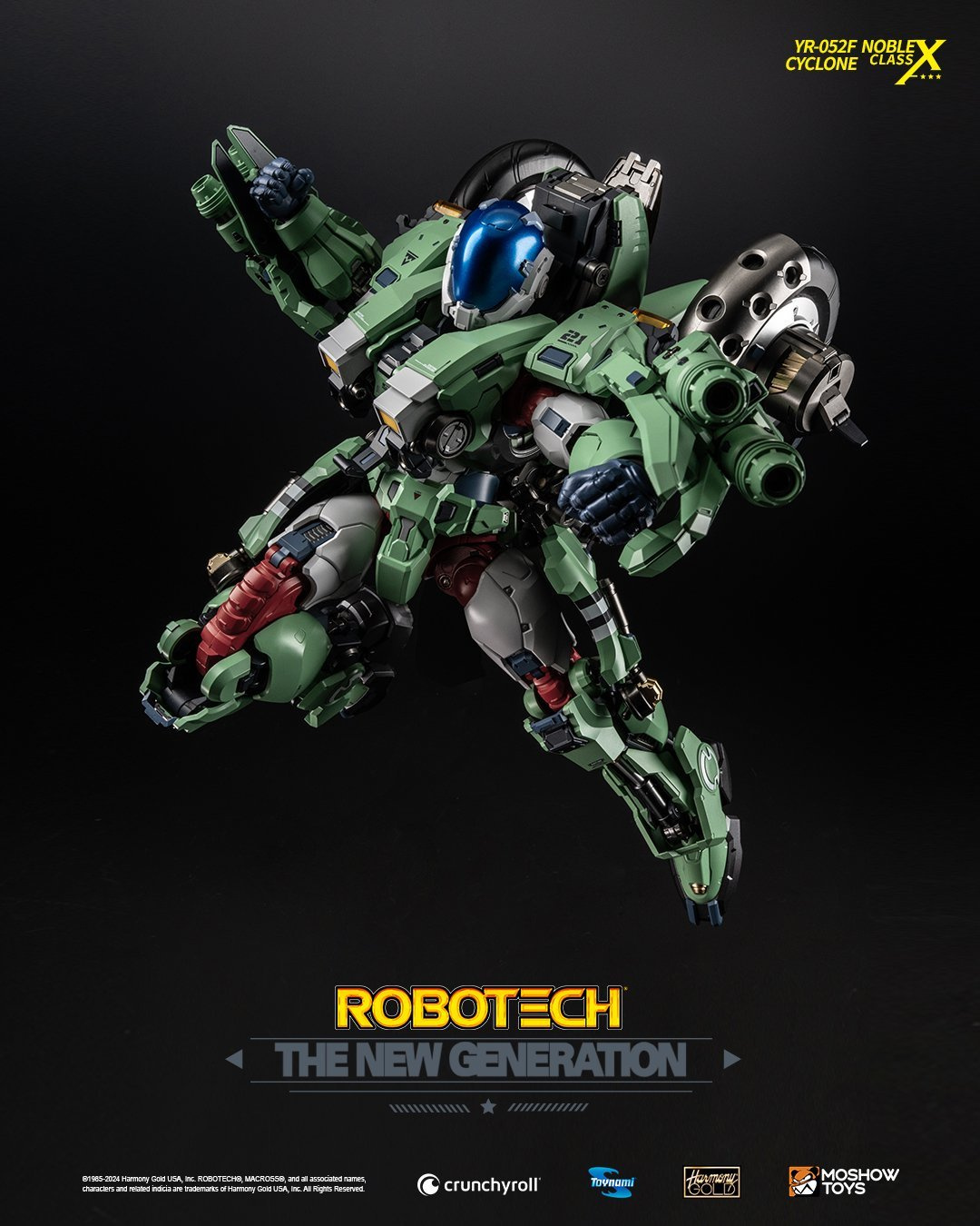 [สั่งจอง]MOSHOW YR-052F NOBLE CLASS X Robotech The New Generation Cyclone Motorcycle