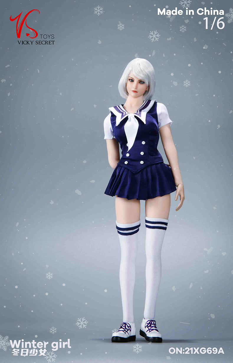 [สั่งจอง]VSTOYS 21XG69 1/6 : Winter girl Headsculpt+ JK Suit (Without Plastic Body)