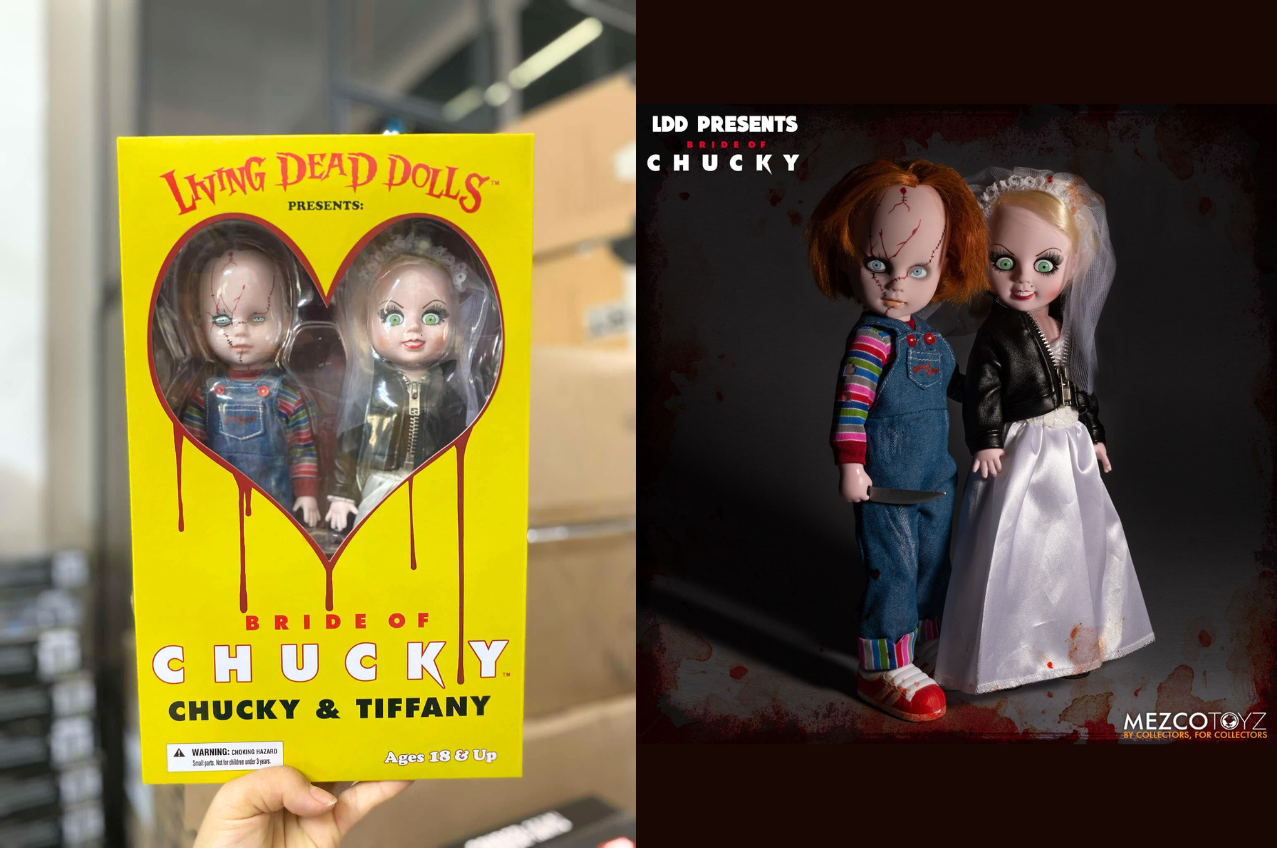 [พร้อมส่ง] Mezco toyz : LDD PRESENTS - Chucky and Tiffany Boxed Set [Reissue]