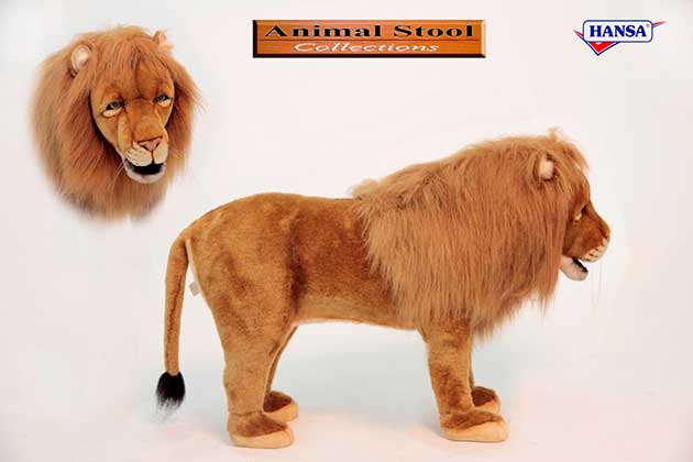 6079 Lion Animal Seat 82 cm.L (สำหรับนั่ง)