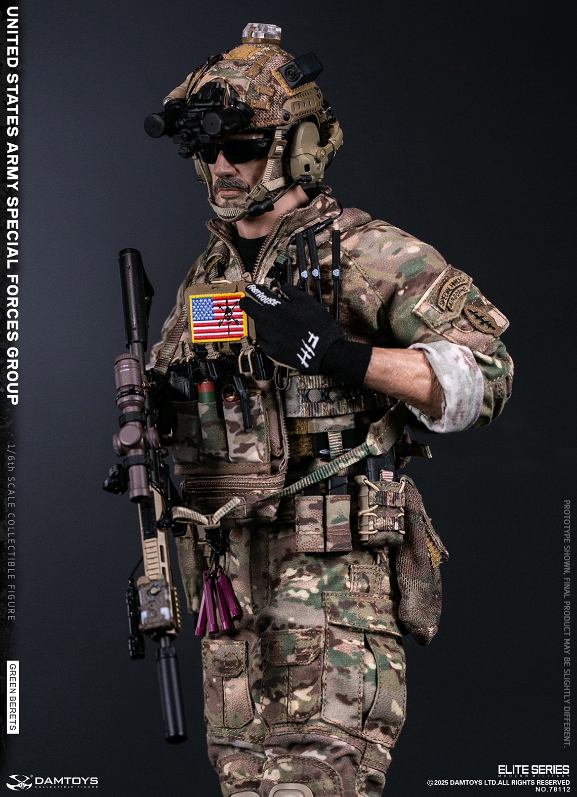 [สั่งจอง]DAMTOYS 78112 1/6 : U.S. Army Special Forces Group Green Berets