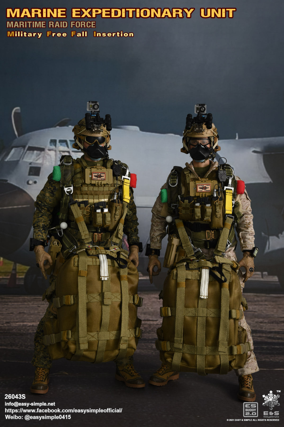 [สั่งจอง]Easy&Simple 26043S : 31ST MEU MRF Military Free Fall Insertion