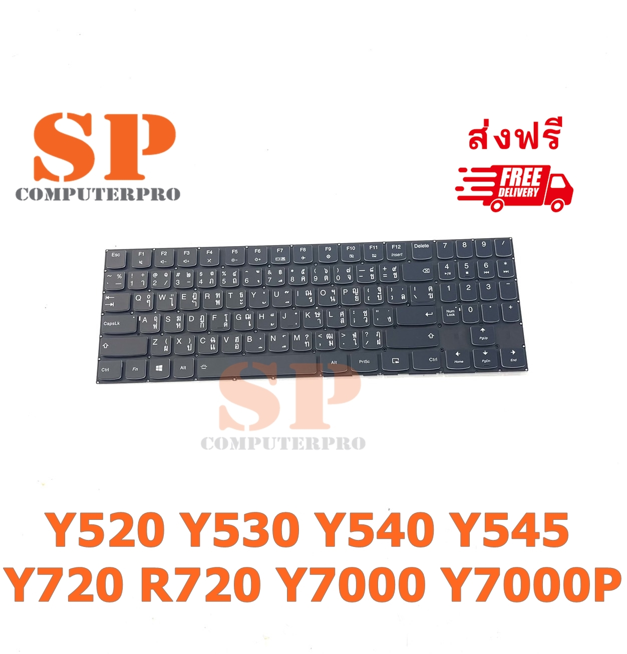 LENOVO KEYBOARD คีย์บอร์ดโน๊ตบุ๊ค LENOVO Legion Y545 Y520-15IKB Y720-15IKB Y7000P Y530-15ICH Y540-15IRH R720