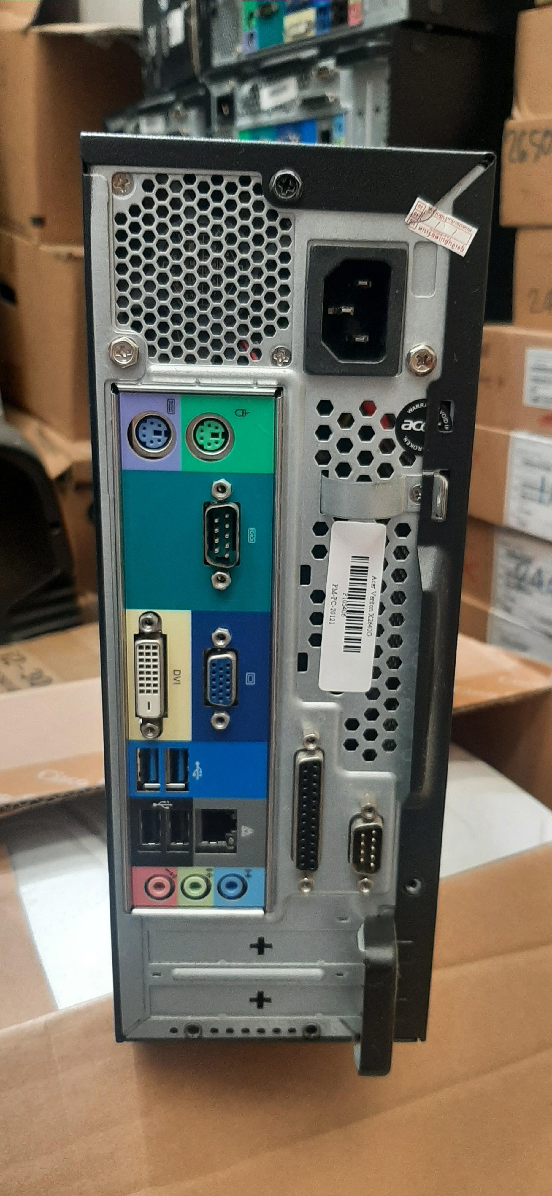 คอมพิวเตอร์ตั้งโต๊ะ ขนาดเล็ก PC มือสอง Acer Veriton X2640G (i3-6100T Ram8GB SSD240GB) มีประกันร้าน