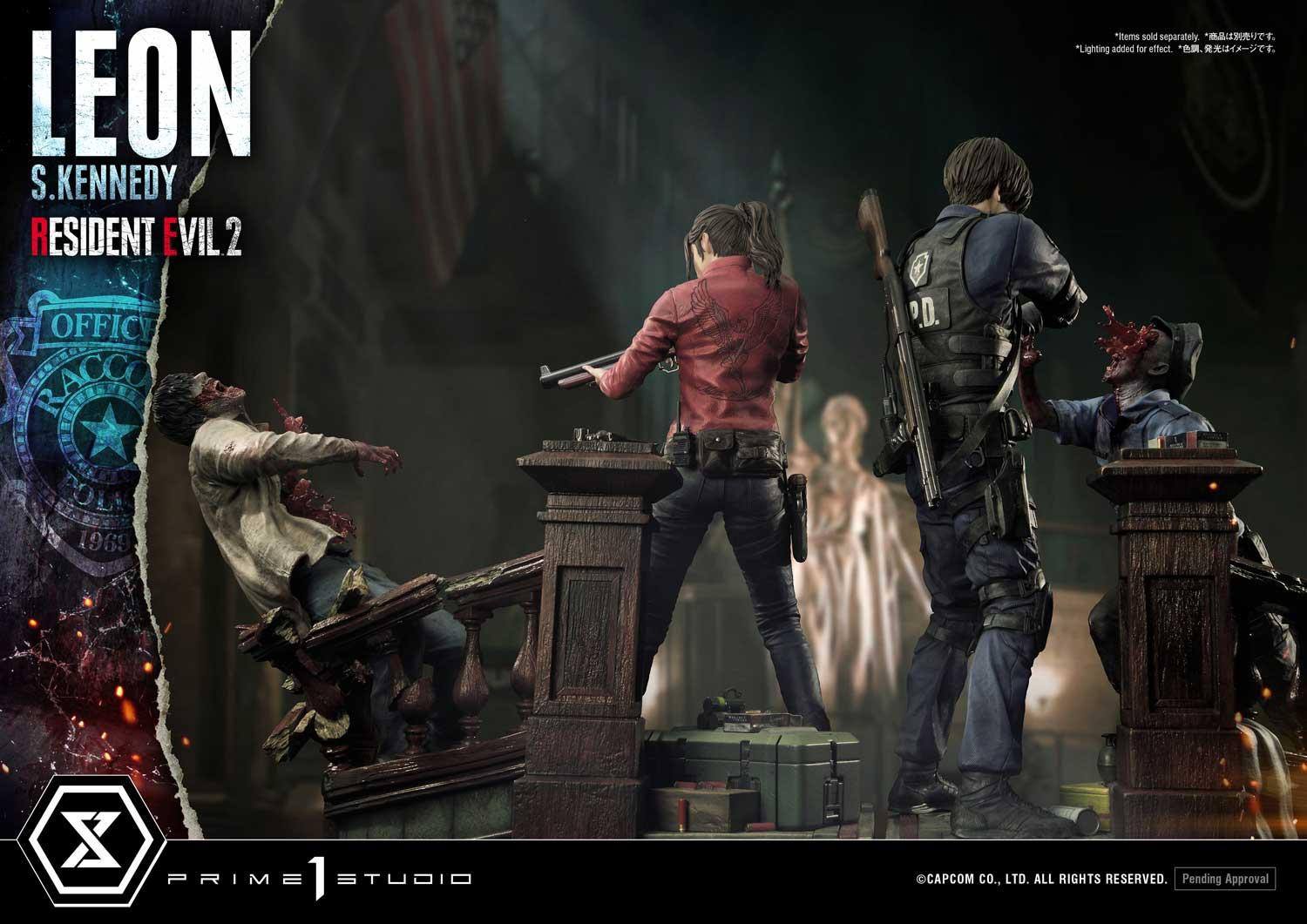 [สั่งจอง]Prime 1 Studio UPMRE2 : Resident Evil 2 Leon S. Kennedy & Claire Redfield