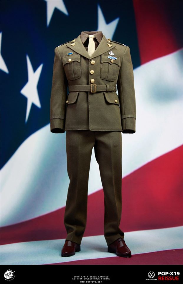 [สั่งจอง][Costume] POPTOYS X19 1/6 Style Golden Age Captain uniform suits