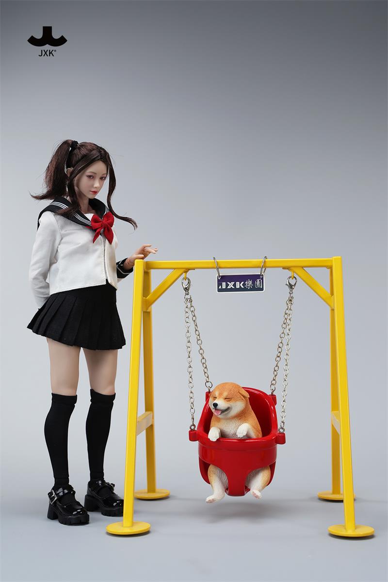 [สั่งจอง]JXK 1/6 : Shiba Inu Figurine on The Swing