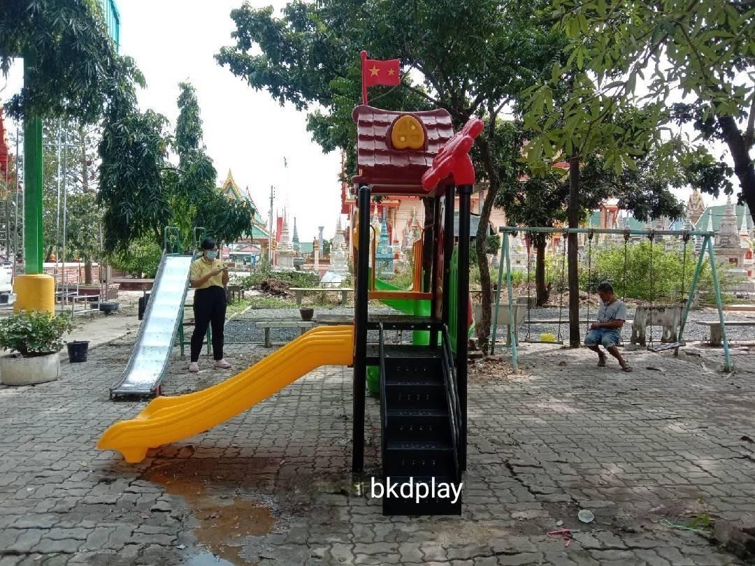 โปรโมชั่นเครื่องเล่นสนามโครงสร้างเสา 76 เครื่องเล่นสนามกลางแจ้ง ,สนามเด็กเล่น,เครื่องเล่นสนามราคาถูก OutdoorPlayground , ของเล่นสนาม, สำหรับบริจาคสนามเด็กเล่น พร้อมส่ง