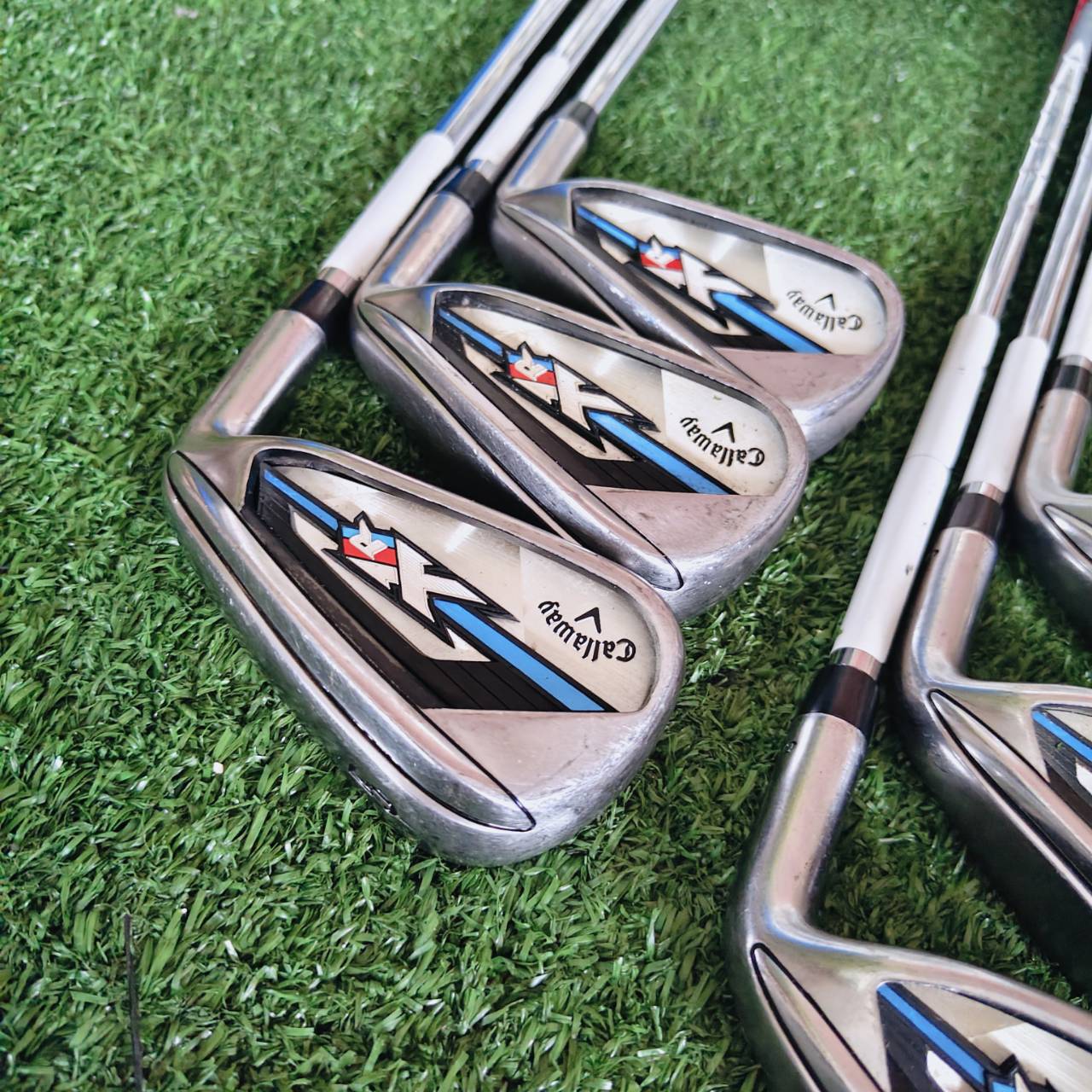 ชุดเหล็ก Callaway XR OS เทคโนโลยี 360 Face Cup เพิ่มความเร็วของลูกทั่วทั้งหน้าไม้ แม้ตีไม่กลาง