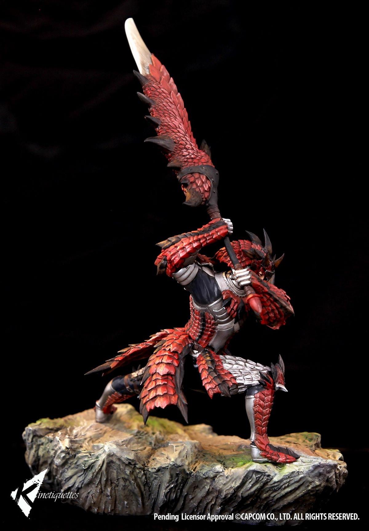 [สั่งจอง]Kinetiquettes 1/10 scale : RATHALOS - THE KING OF THE SKIES