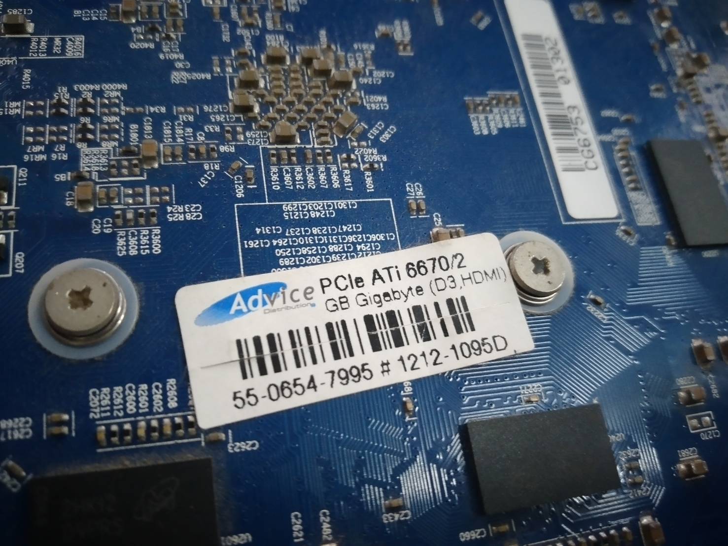 PCIe ATi 6670/2GB Gigabyte (D3,HDMI)