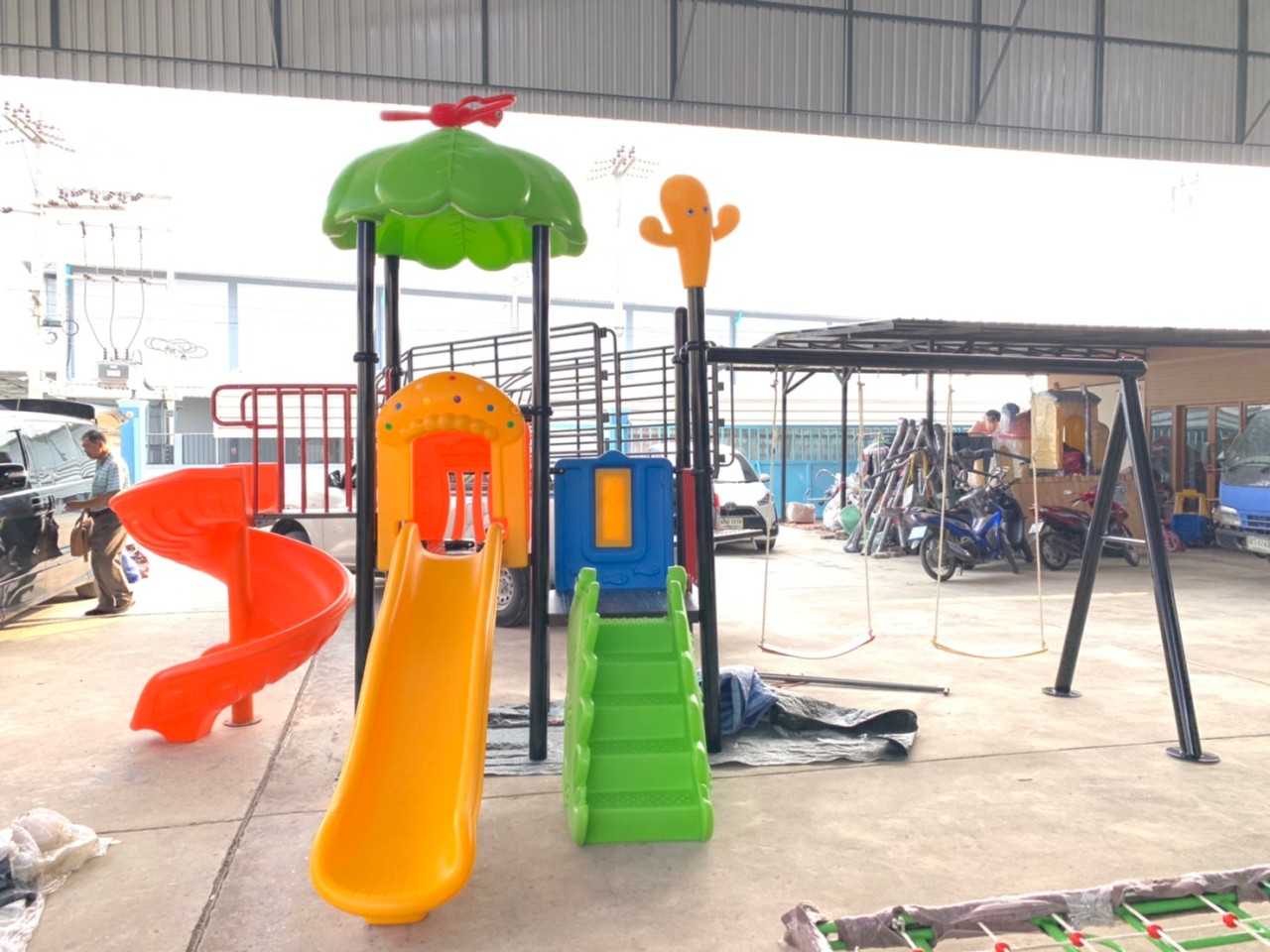 ชุดโปรโมชั่น เครื่องเล่นละ 75,000 บาท เครื่องเล่นสนามกลางแจ้ง ,สนามเด็กเล่น,เครื่องเล่นสนามราคาถูก OutdoorPlayground , ของเล่นสนาม, สำหรับบริจาคสนามเด็กเล่น