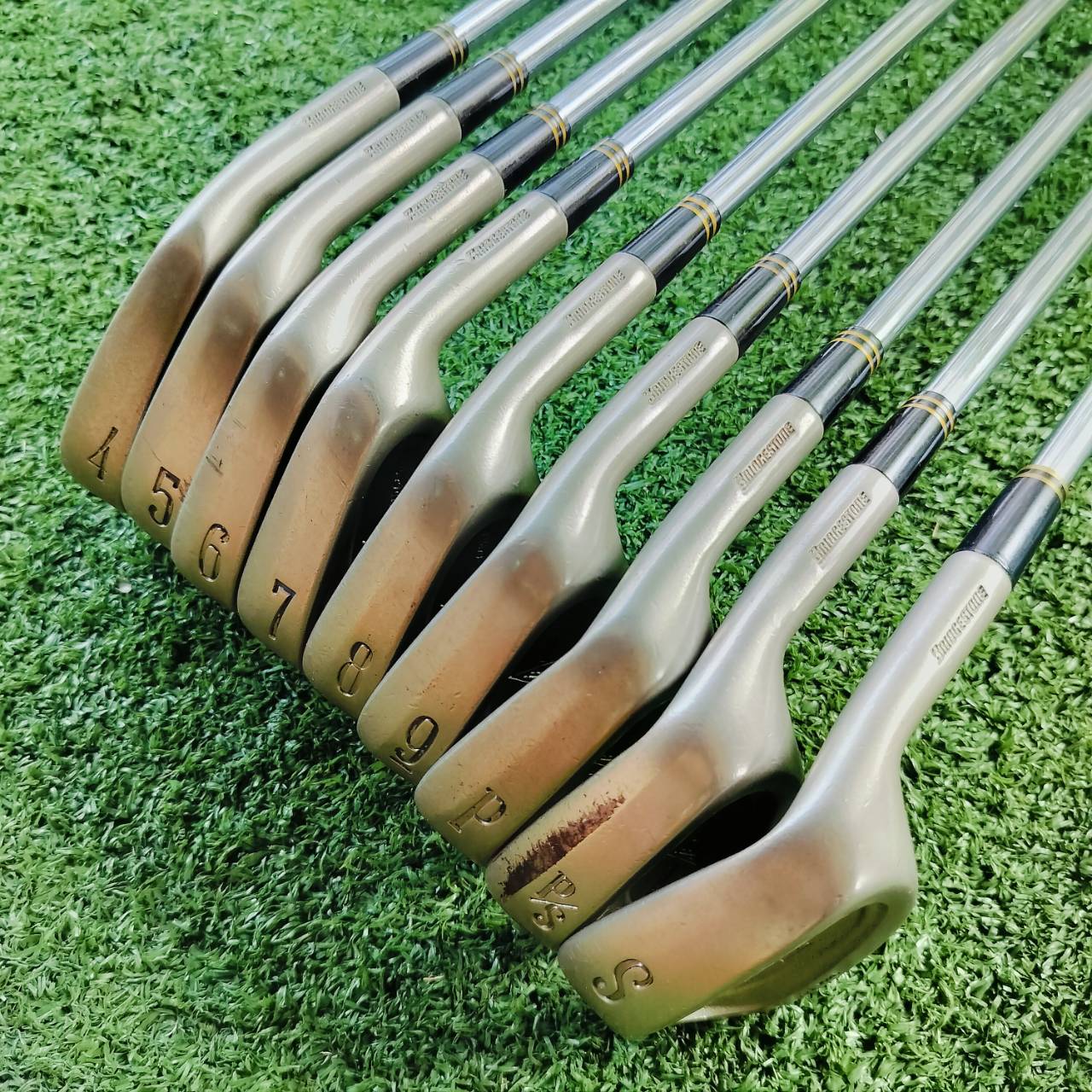 ชุดเหล็ก BRIDGESTONE JOE MODEL มีเหล็ก 4 5 6 7 8 9 PW AW SW ก้าน DYNAMIC GOLD S200 เหล็ก FORGED CAVITY พรีเมี่ยมญี่ปุ่น ไม้กอล์ฟพรีเมี่ยมมือสอง ของแท้ By NakaraLuxurious