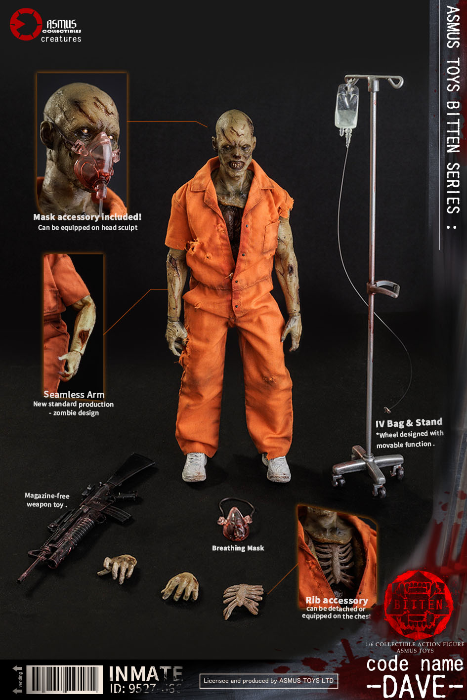 [สั่งจอง]Asmus Toys 1/6 : "BITTEN" Series